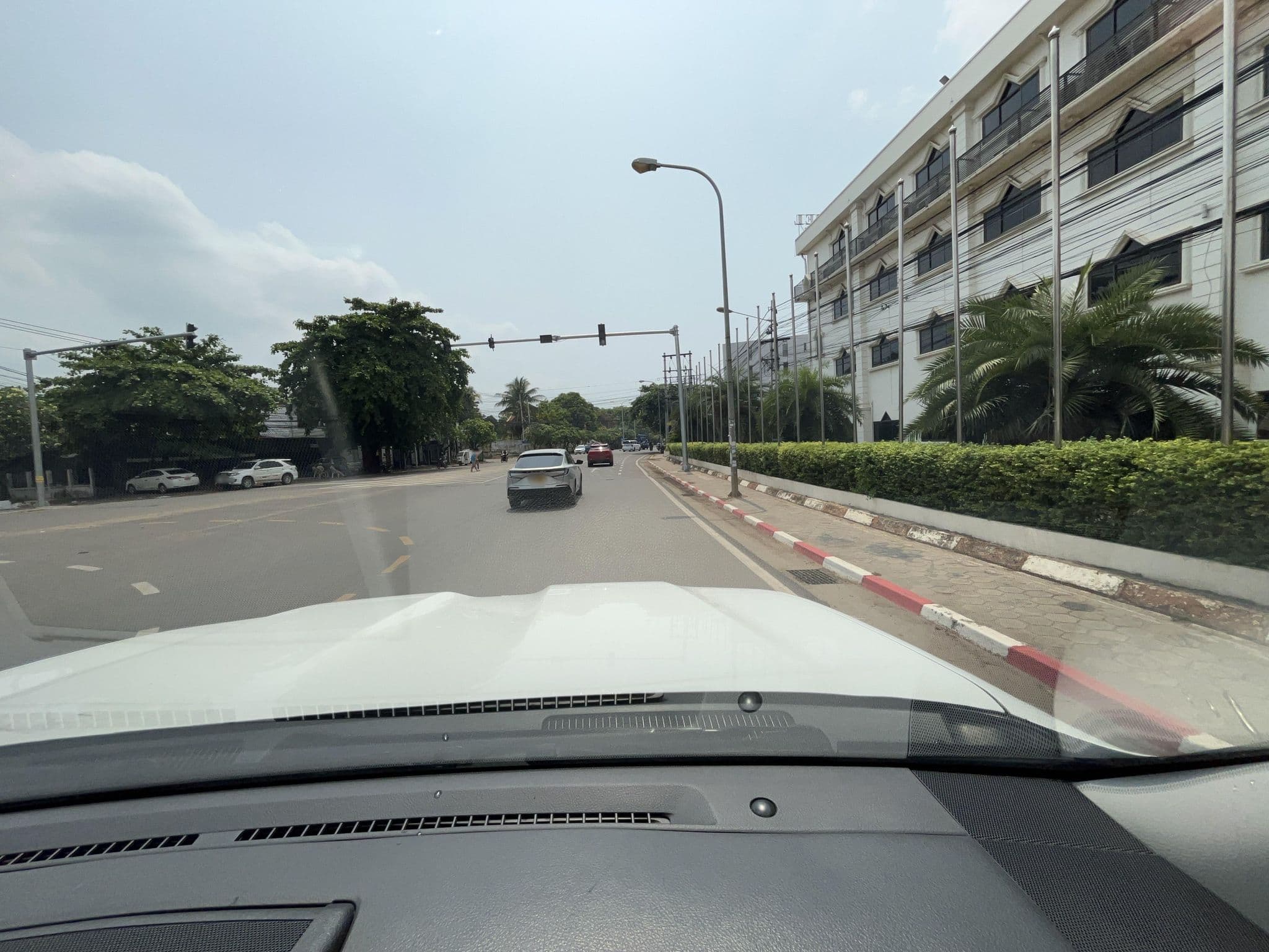 Street view near Mercure Hotel Laotel, Vientiane