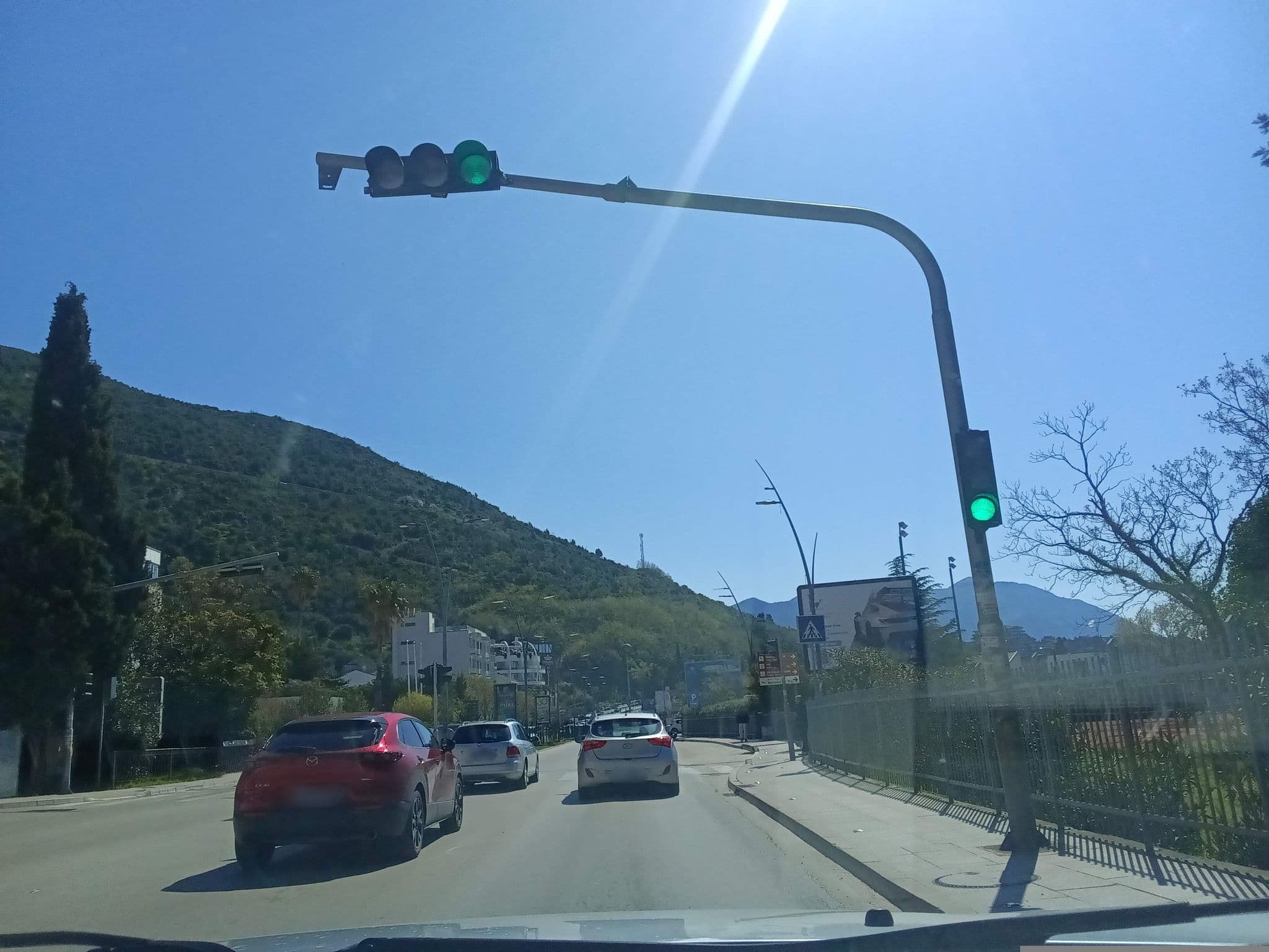 Street view near Iberostar Waves Slavija, Budva