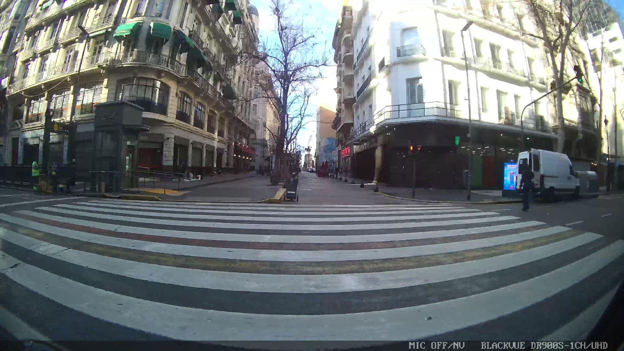 Street view near Hotel Avenida, Buenos Aires