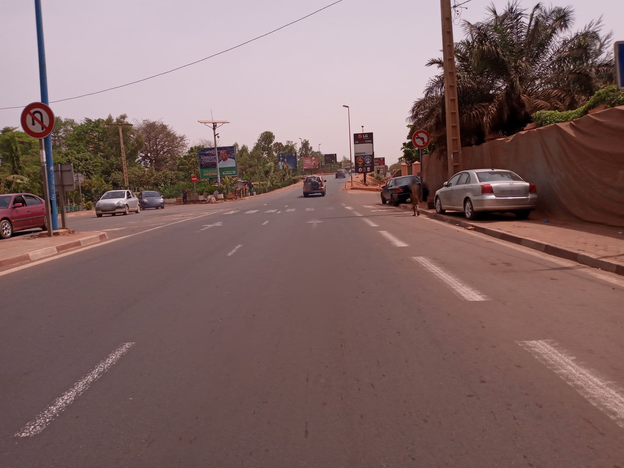 Street view near Laico Hotel, Bamako