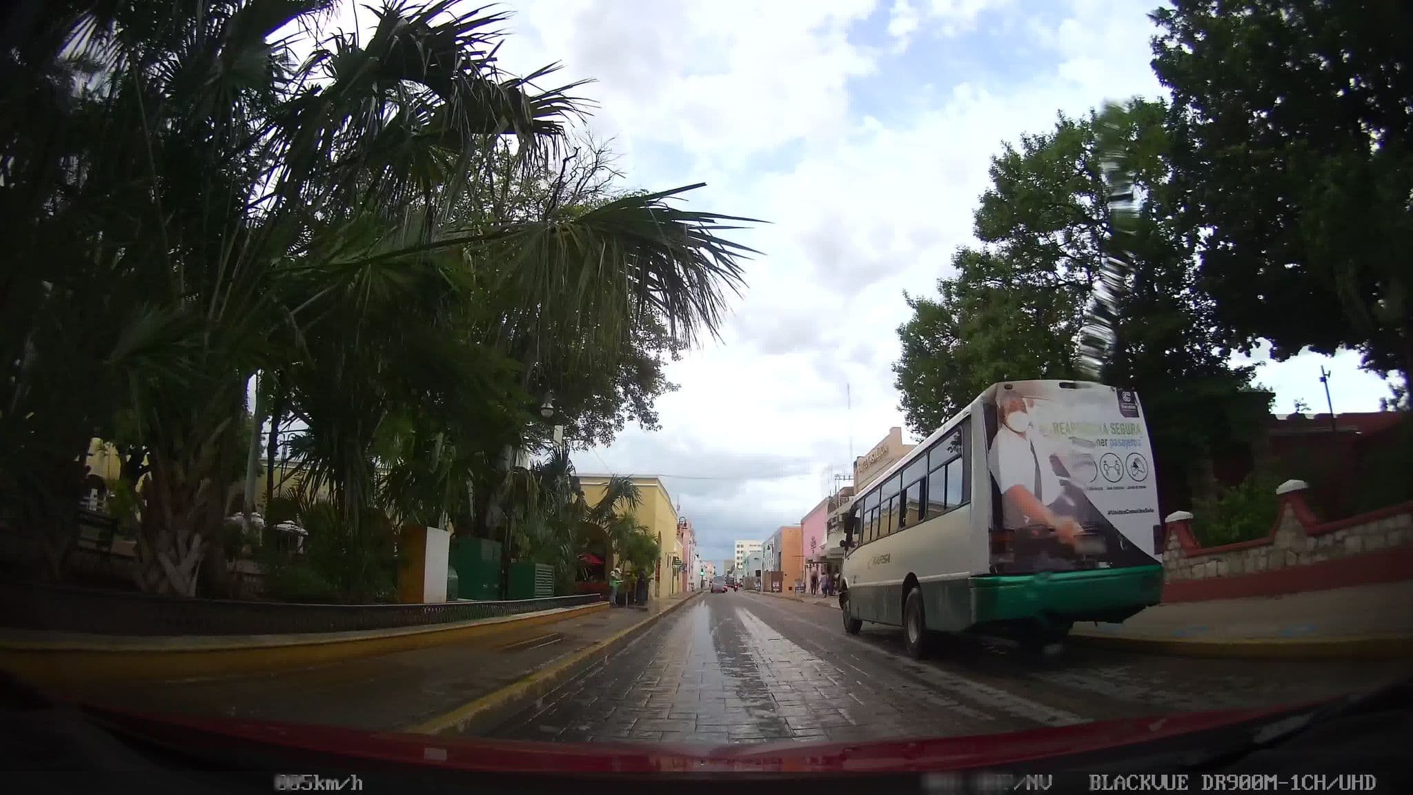 Street view near Hotel Casa Lucía, Mérida