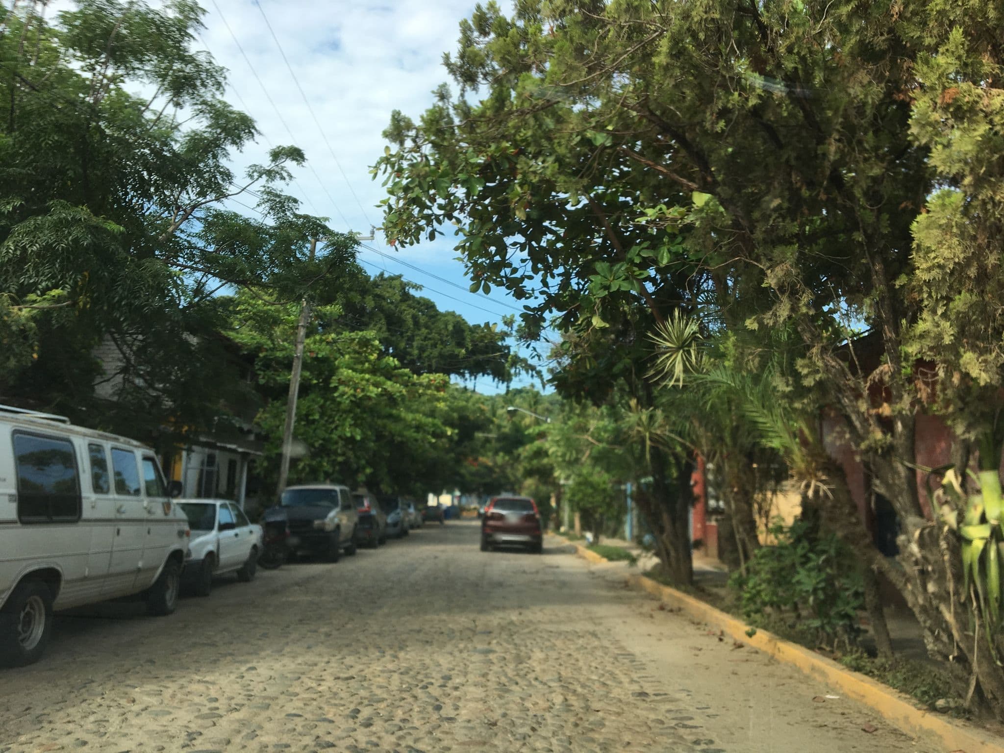 Street view near Hotel Casa San Pancho, Sayulita — © ccossio (CC BY-SA · Mapillary)