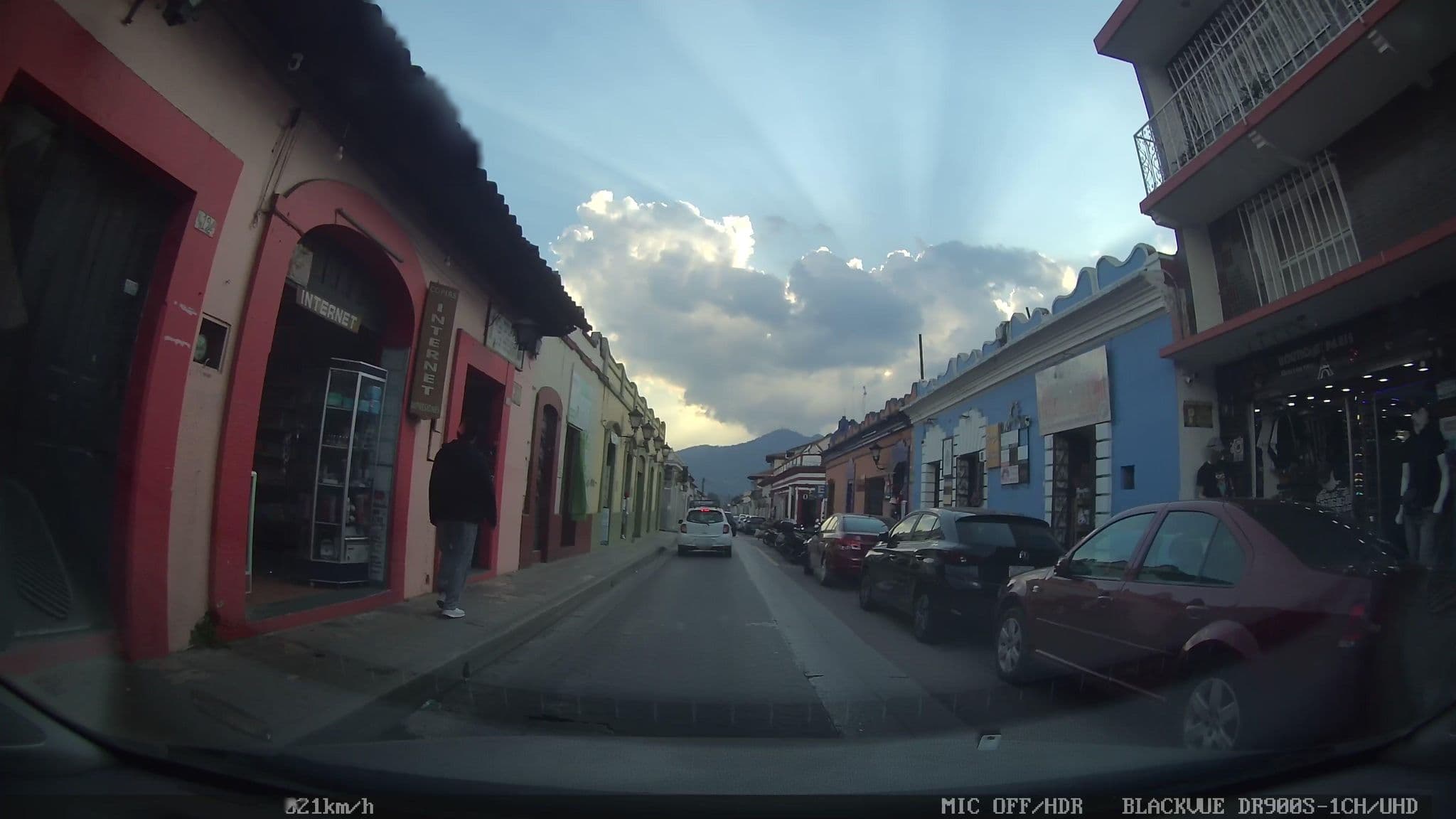 Street view near Hotel Posada Yaxchilan, San Cristóbal de las Casas