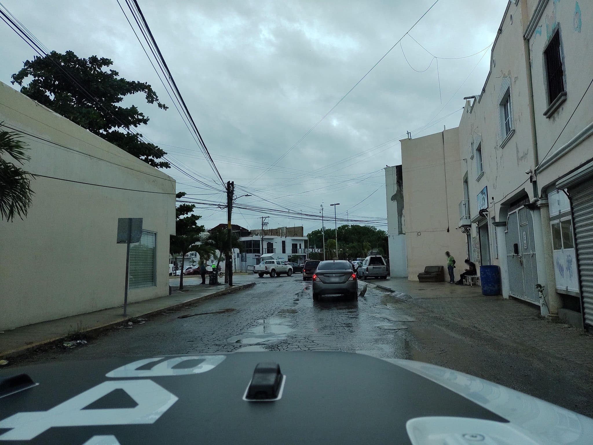 Street view near La Negrita, Tulum