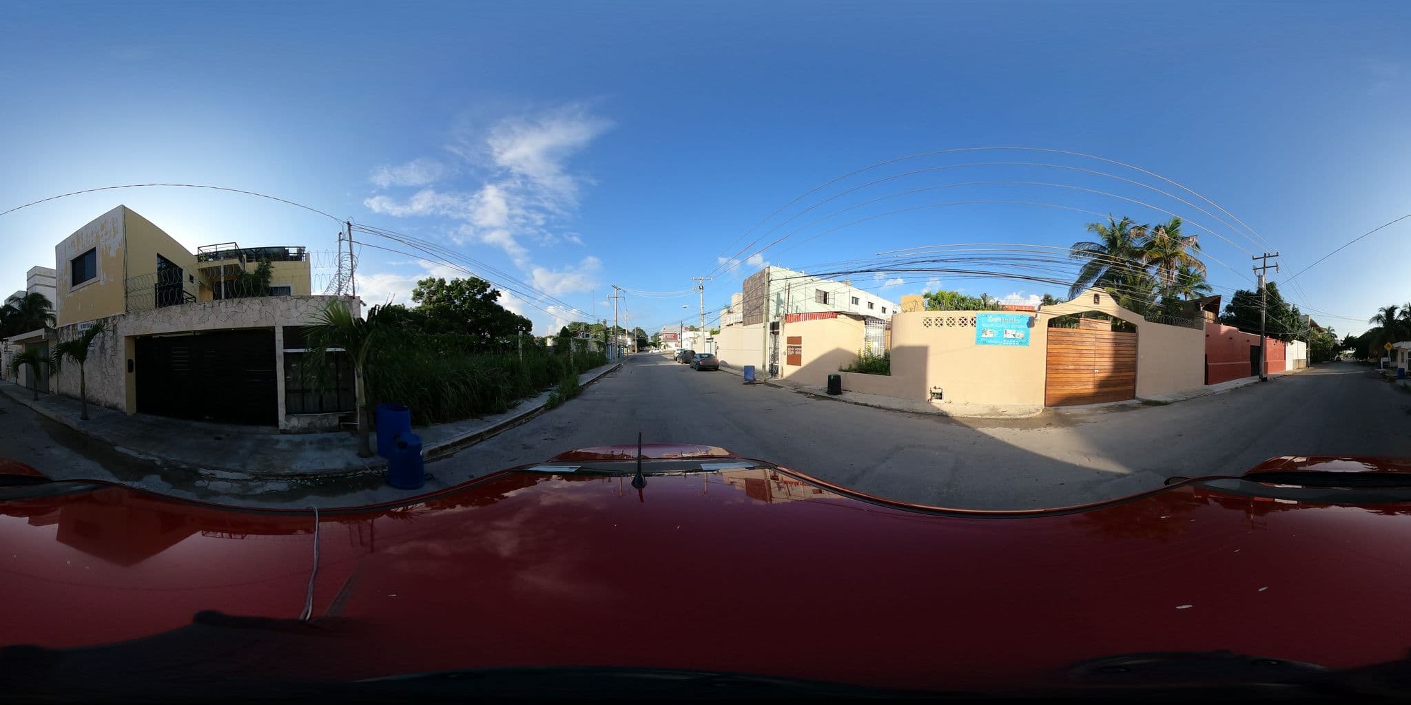 Street view near Hostal Juub, Playa del Carmen