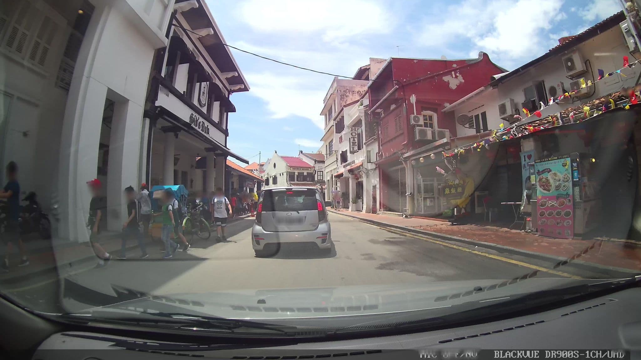 Street view near Styles Hotel, Malacca