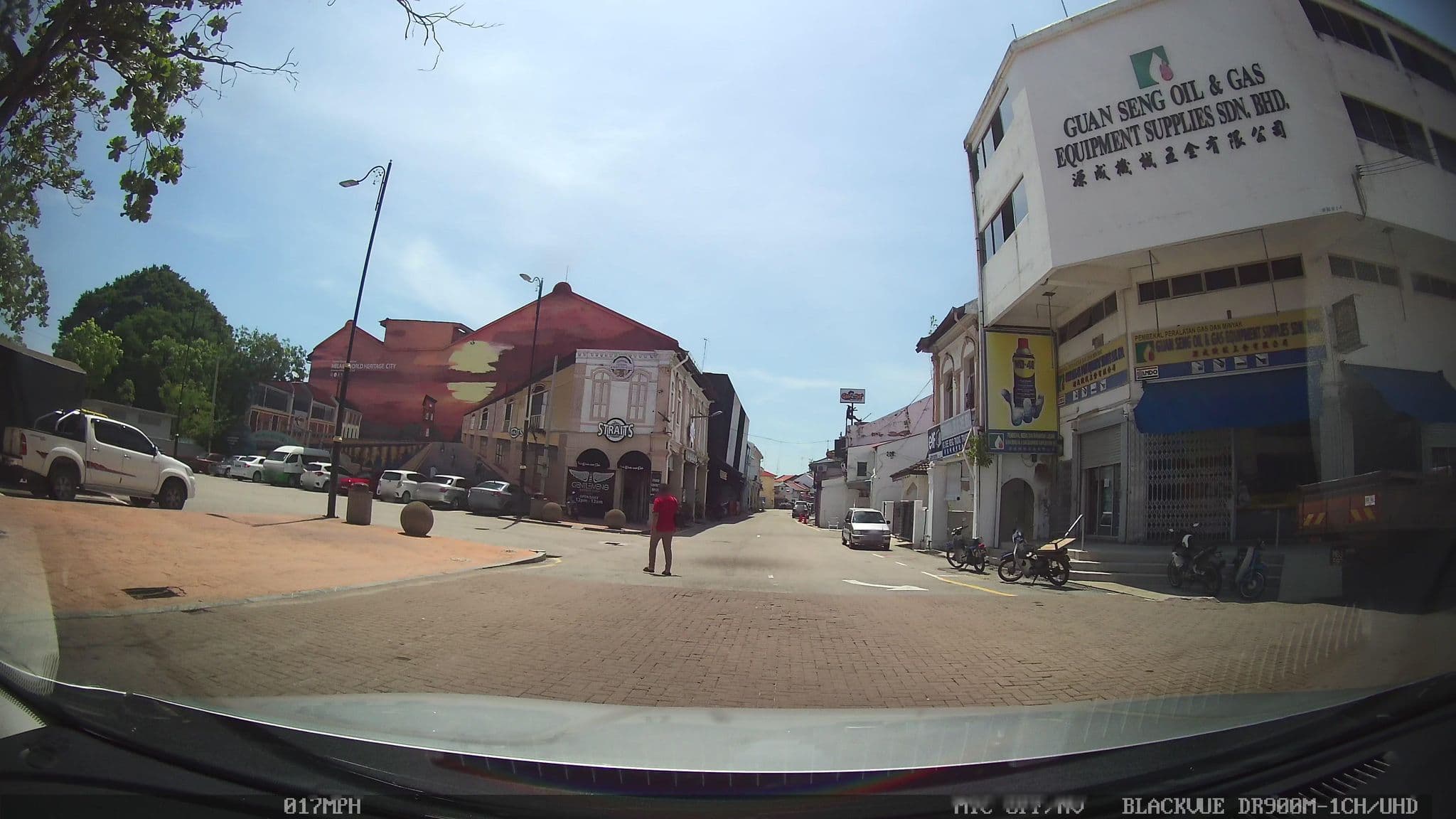 Street view near L'armada, Malacca