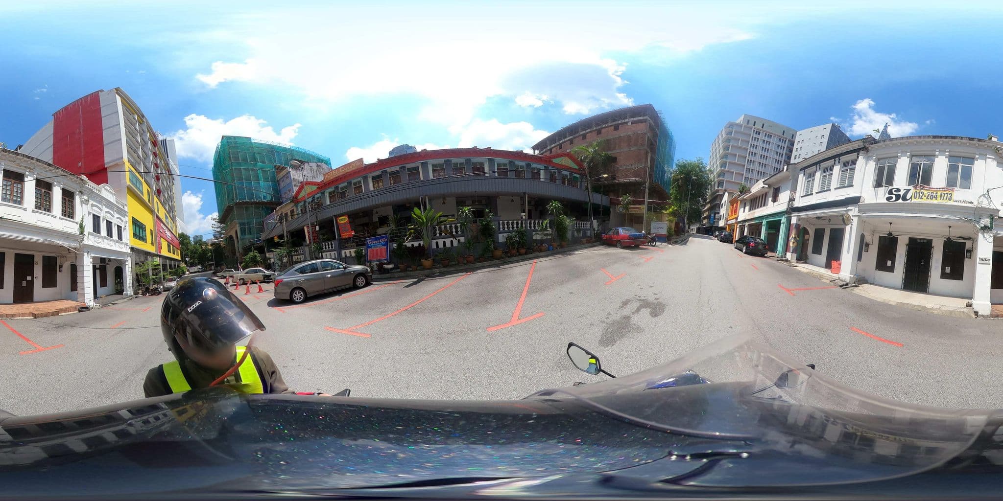 Street view near Nomad Shophouse, Bukit Bintang