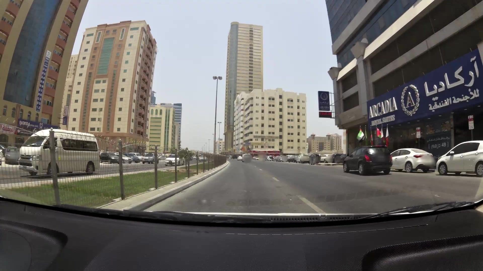 Street view near Acradia Hotel Suits, Al Majaz — © kaartcam (CC BY-SA · Mapillary)