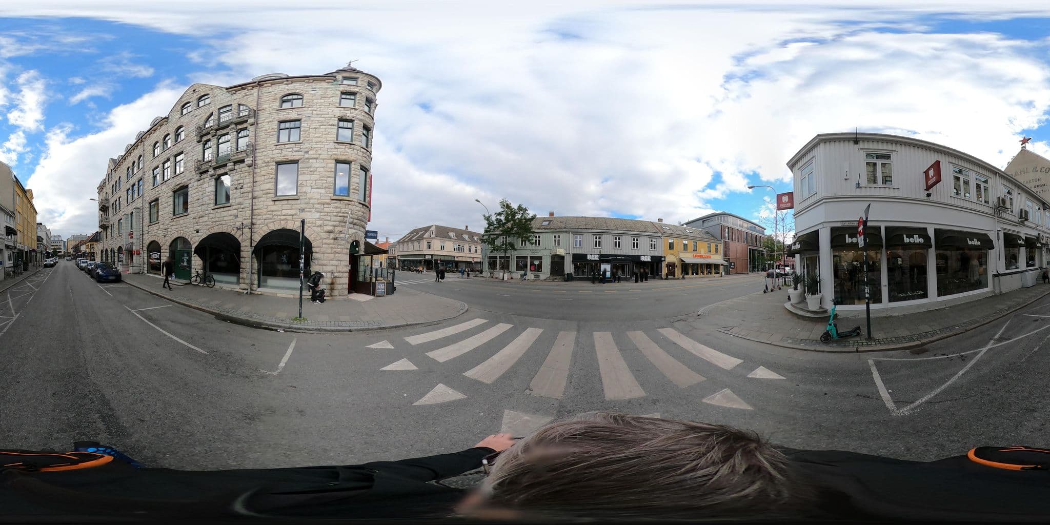 Street view near Thon Hotel Nidaros, Trondheim — © pbb (CC BY-SA · Mapillary)