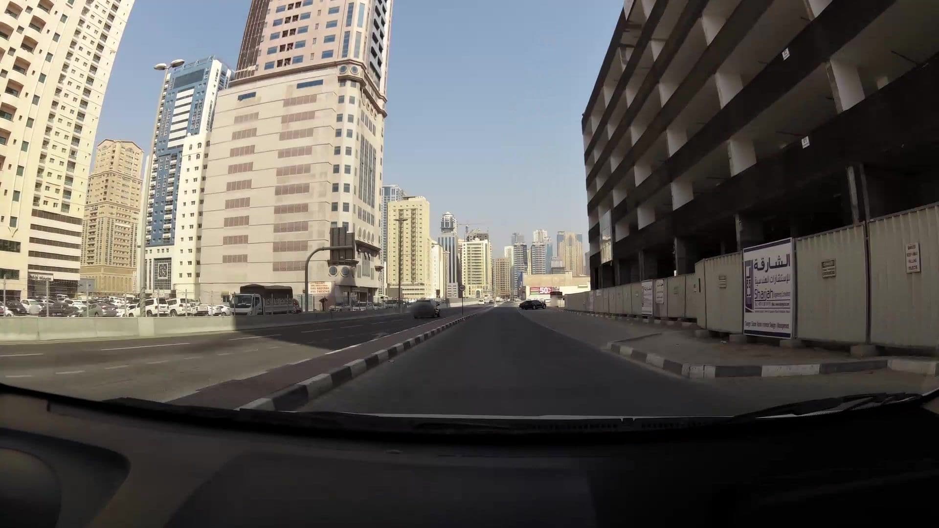 Street view near Luxe Grand Hotel Apartments, Al Majaz — © kaartcam (CC BY-SA · Mapillary)