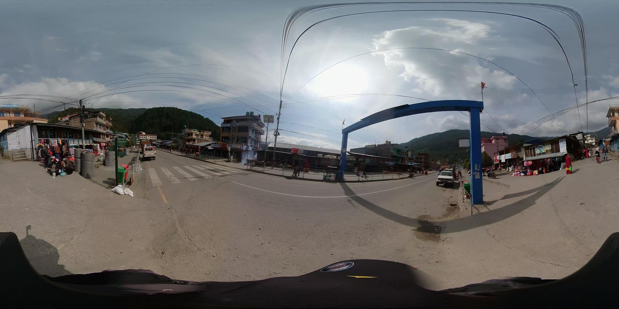 Street view near Dolakha Sherpa Guest House, Chari̇̄koṭ — © rajbikram (CC BY-SA · Mapillary)