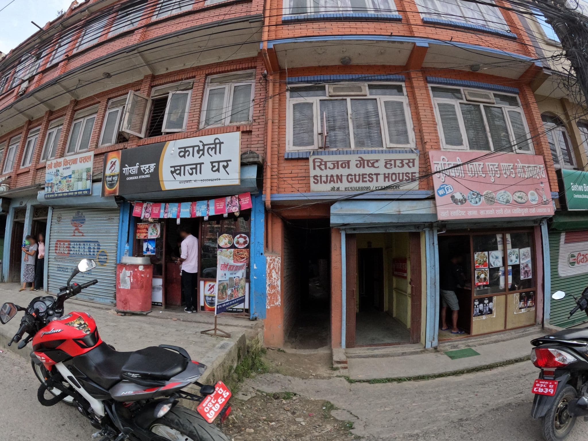 Street view near Sijan Guest House, Madhyapur Thimi — © sachin_manandhar (CC BY-SA · Mapillary)