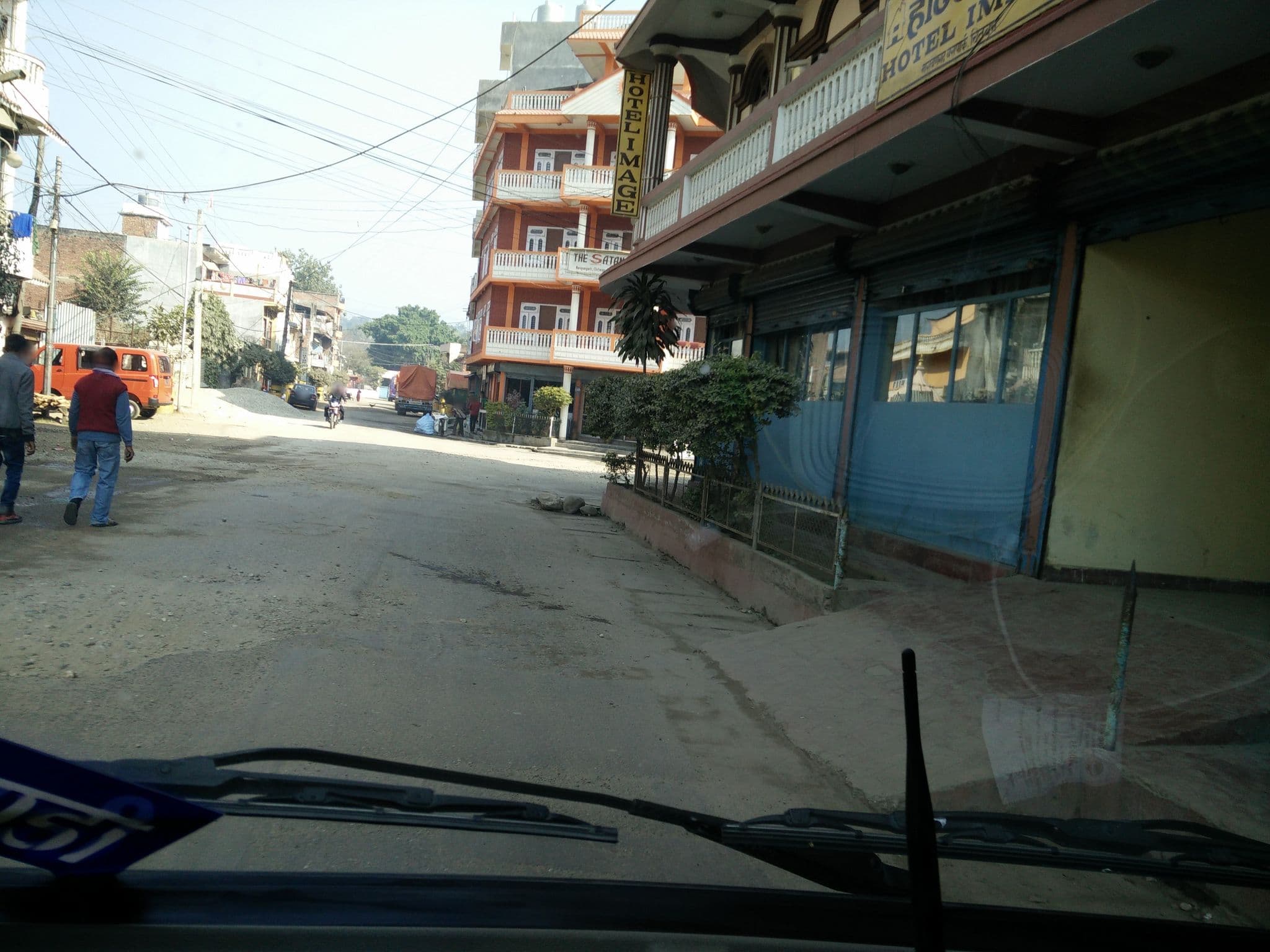Street view near Hotel Image, Bharatpur