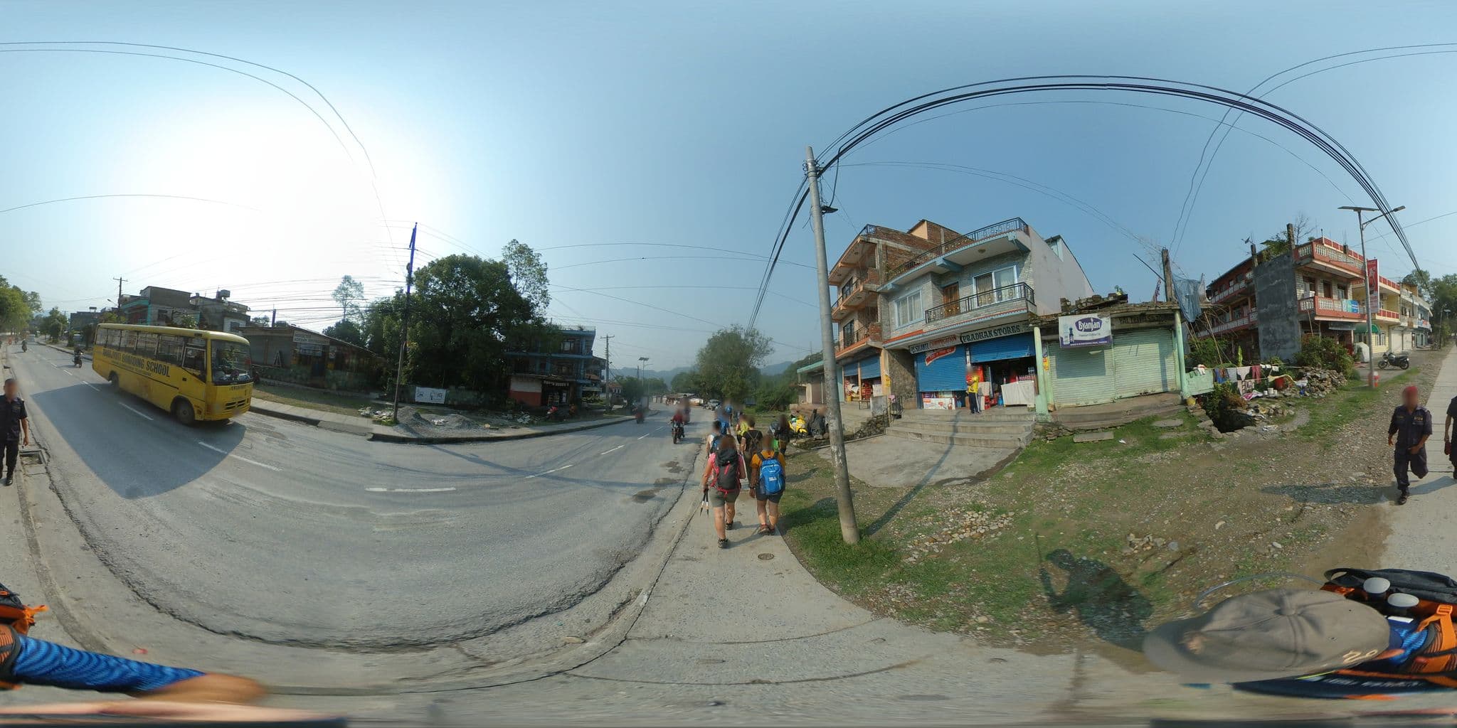 Street view near newari khaja, Pokhara