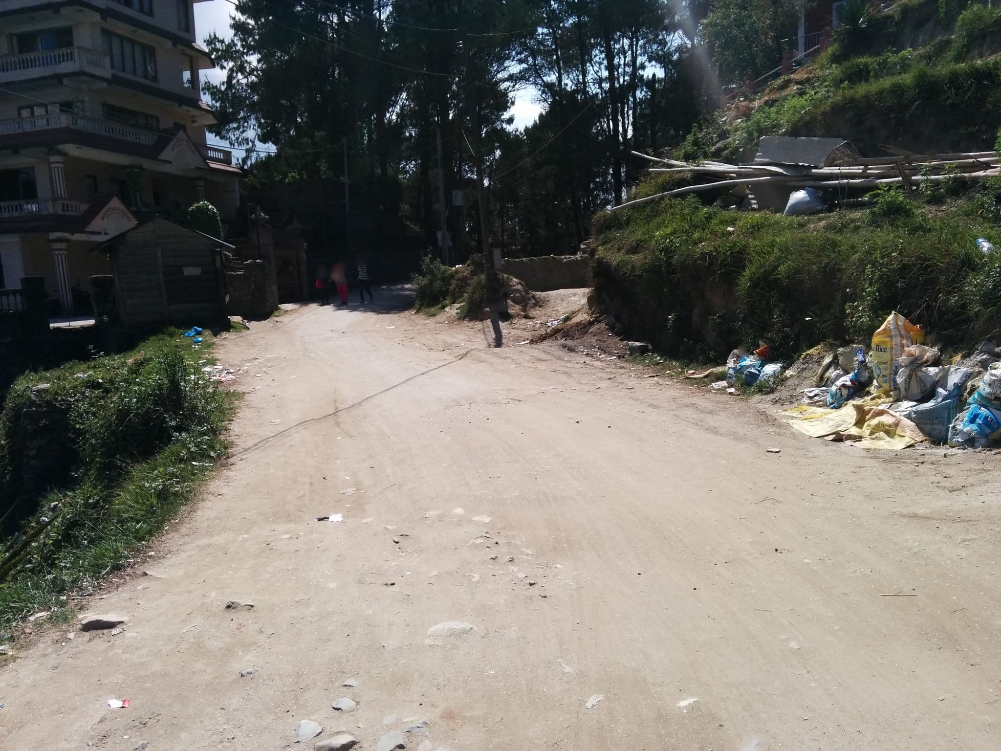 Street view near Hotel Sunrise View, Nagarkot — © sashazykov (CC BY-SA · Mapillary)