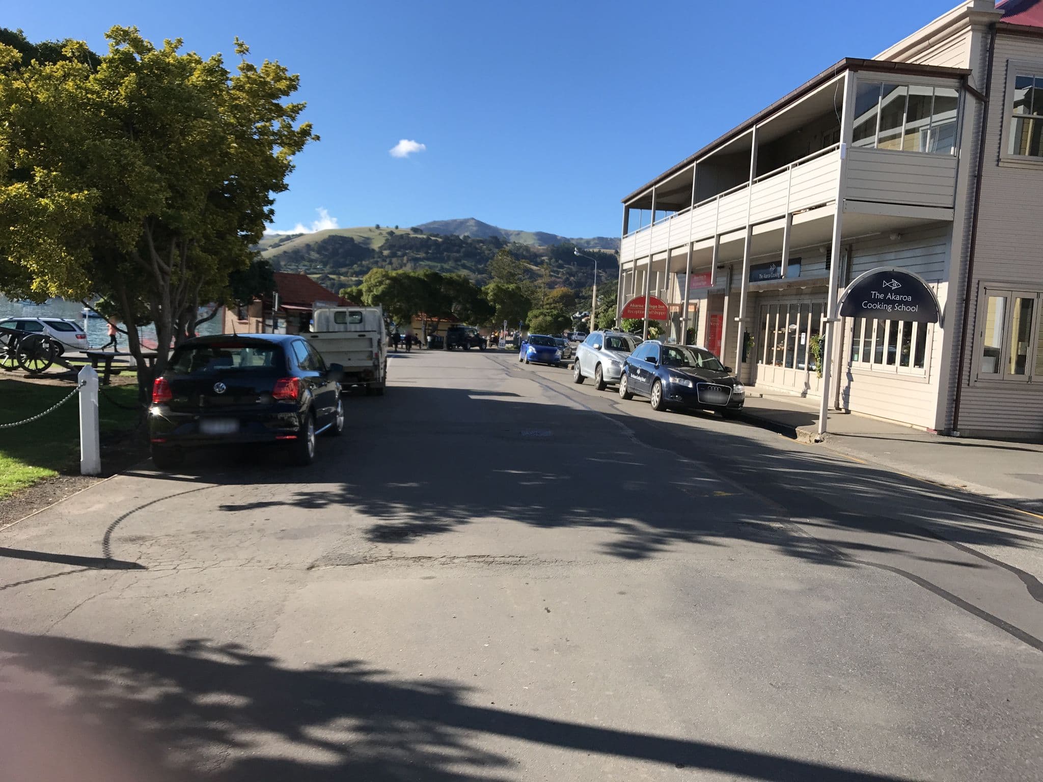 Street view near Akaroa Village Inn, Diamond Harbour — © nigelramsay (CC BY-SA · Mapillary)