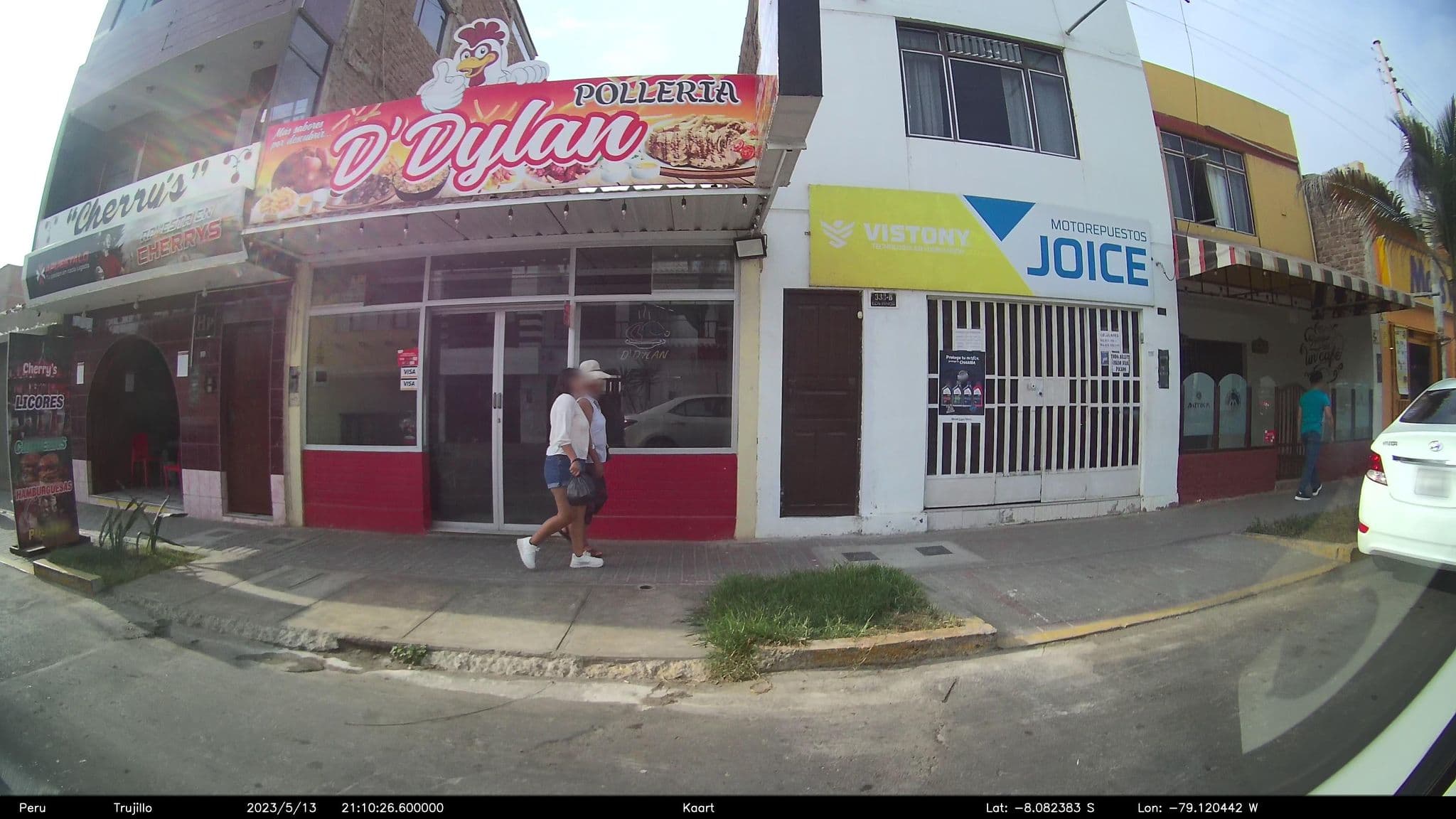 Street view near Hospedaje Cherry's, Huanchaquito Alto — © kaart_2 (CC BY-SA · Mapillary)