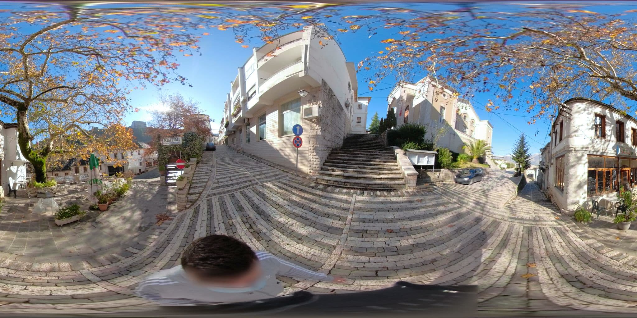 Street view near Bineri, Gjirokastër — © dkarkasina (CC BY-SA · Mapillary)
