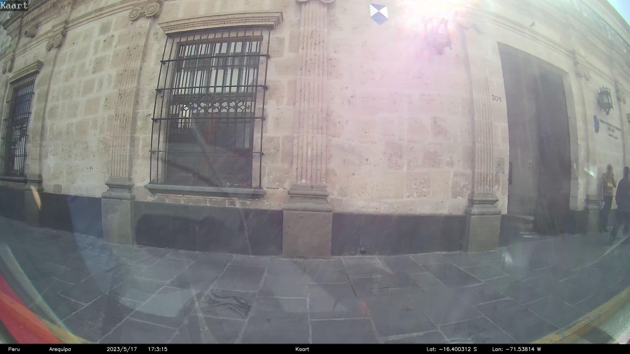 Street view near Wanderlust Aqp hostel, Arequipa