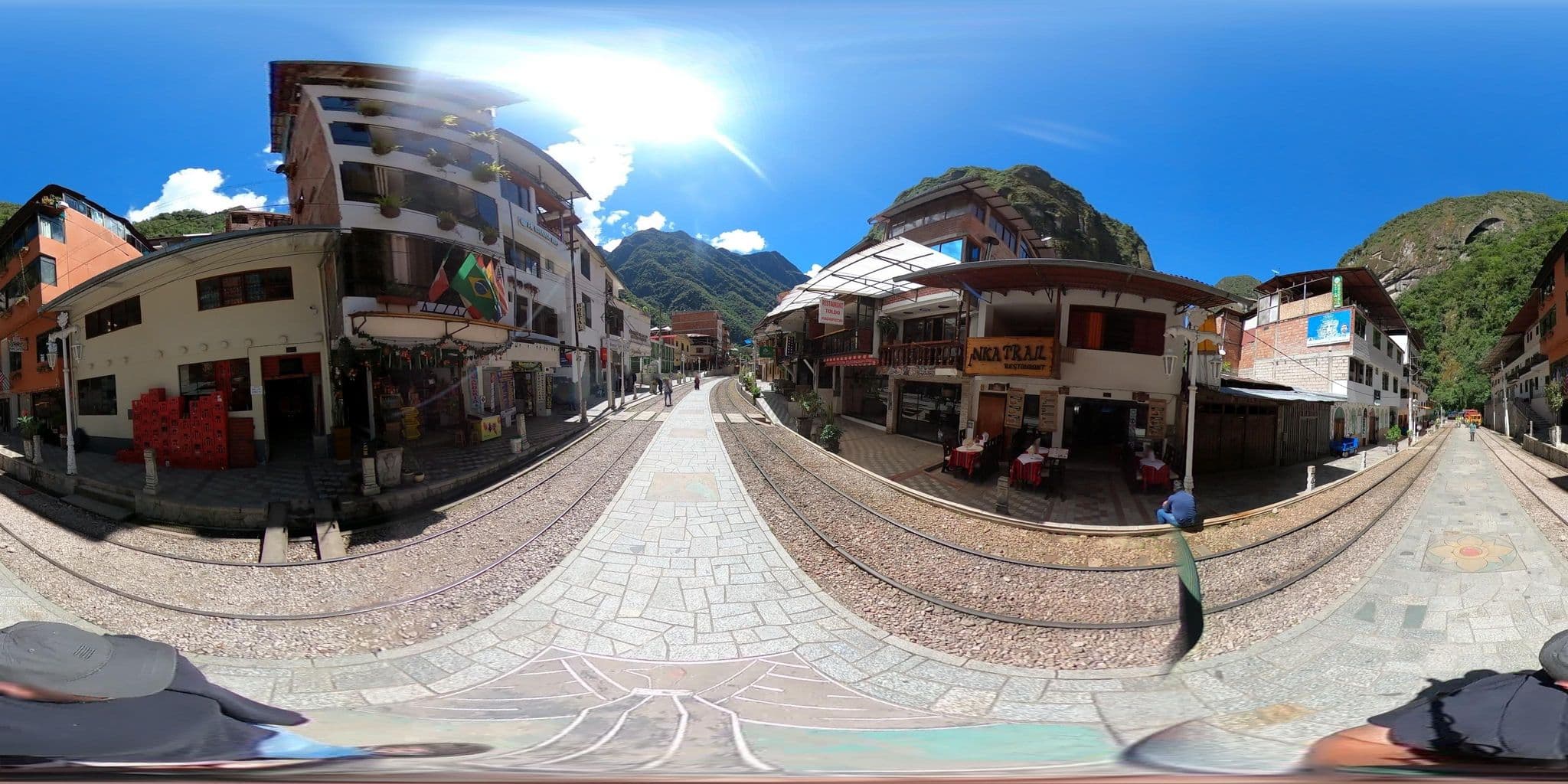 Street view near Qhawarina Inn, Machupicchu
