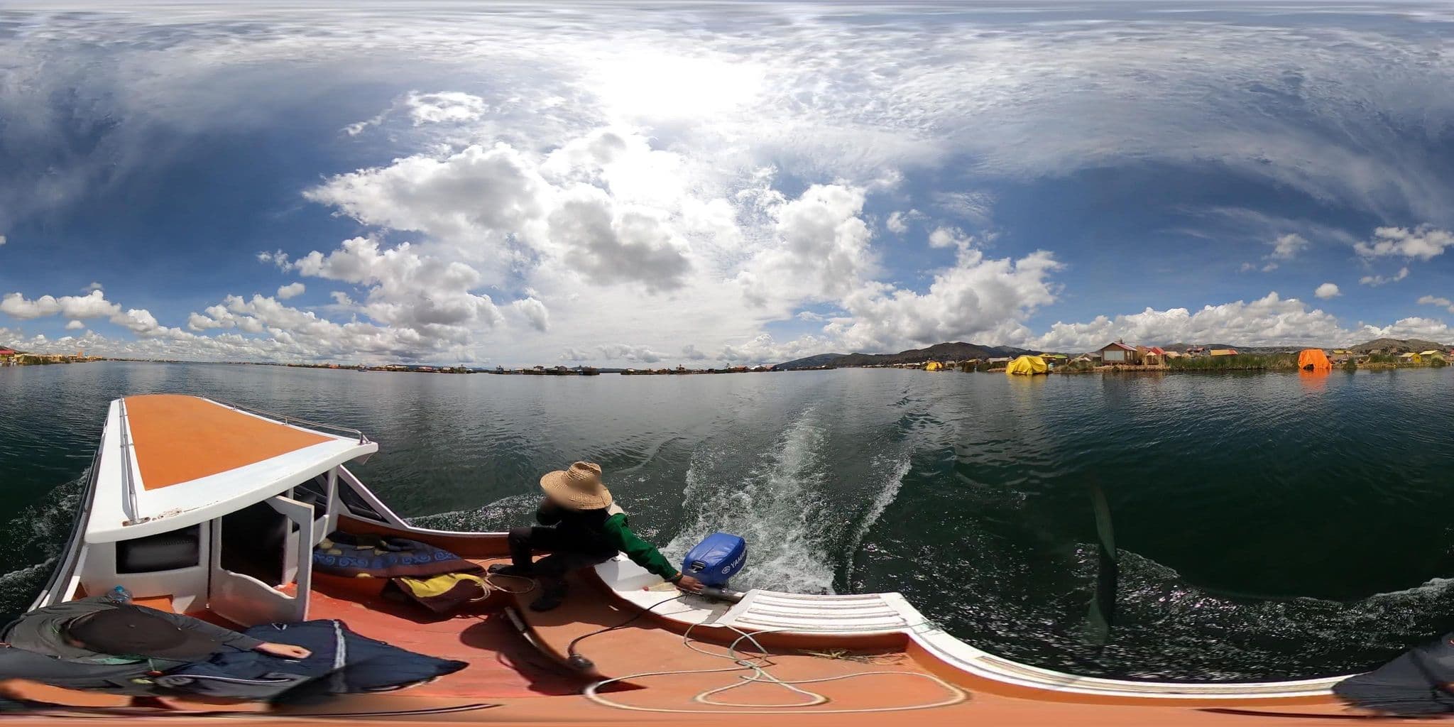 Street view near Uros Maya Lodge, Puno — © jaderbavaresco (CC BY-SA · Mapillary)