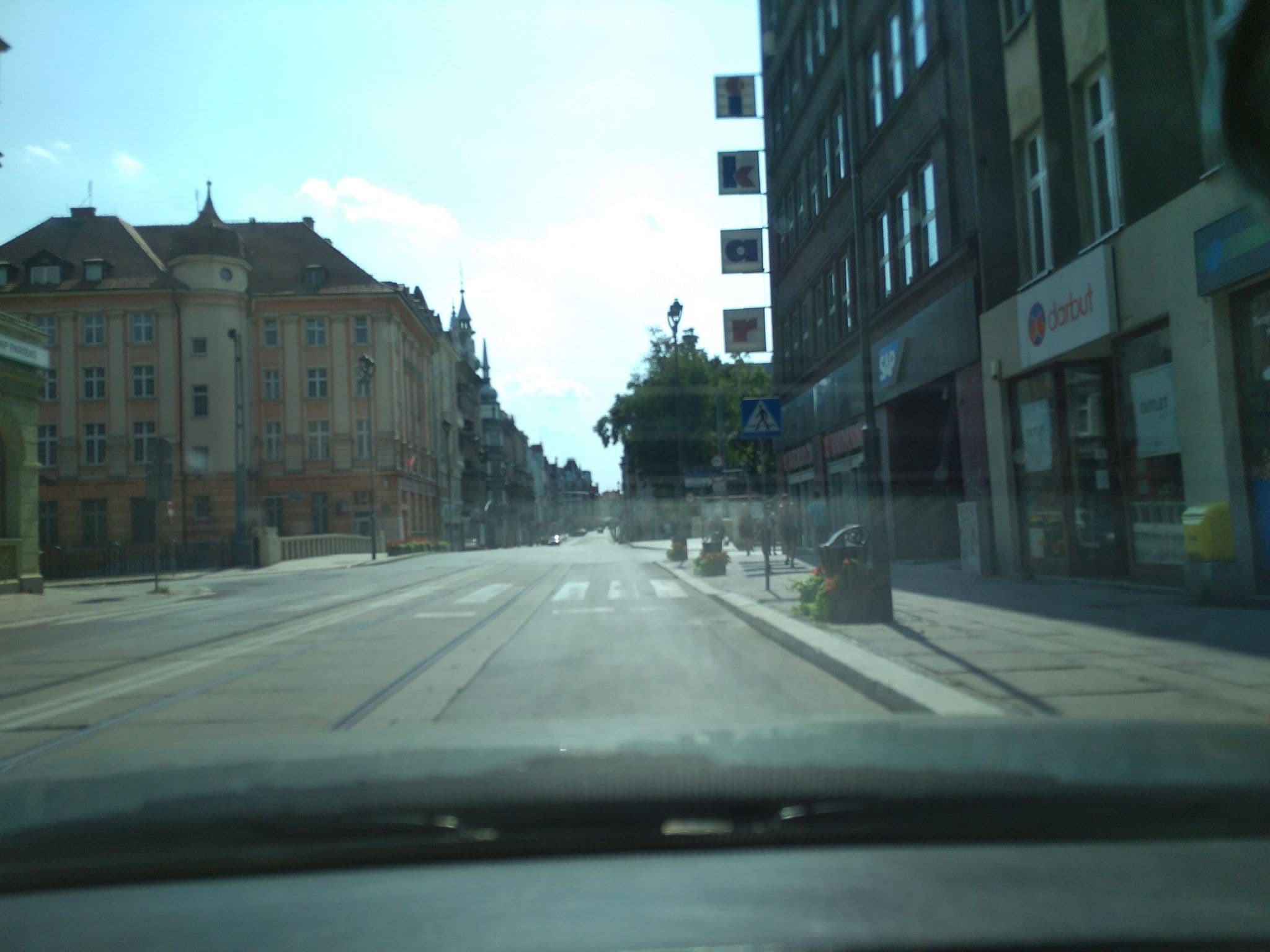 Street view near Hotel Diament, Gliwice — © mikolaj (CC BY-SA · Mapillary)
