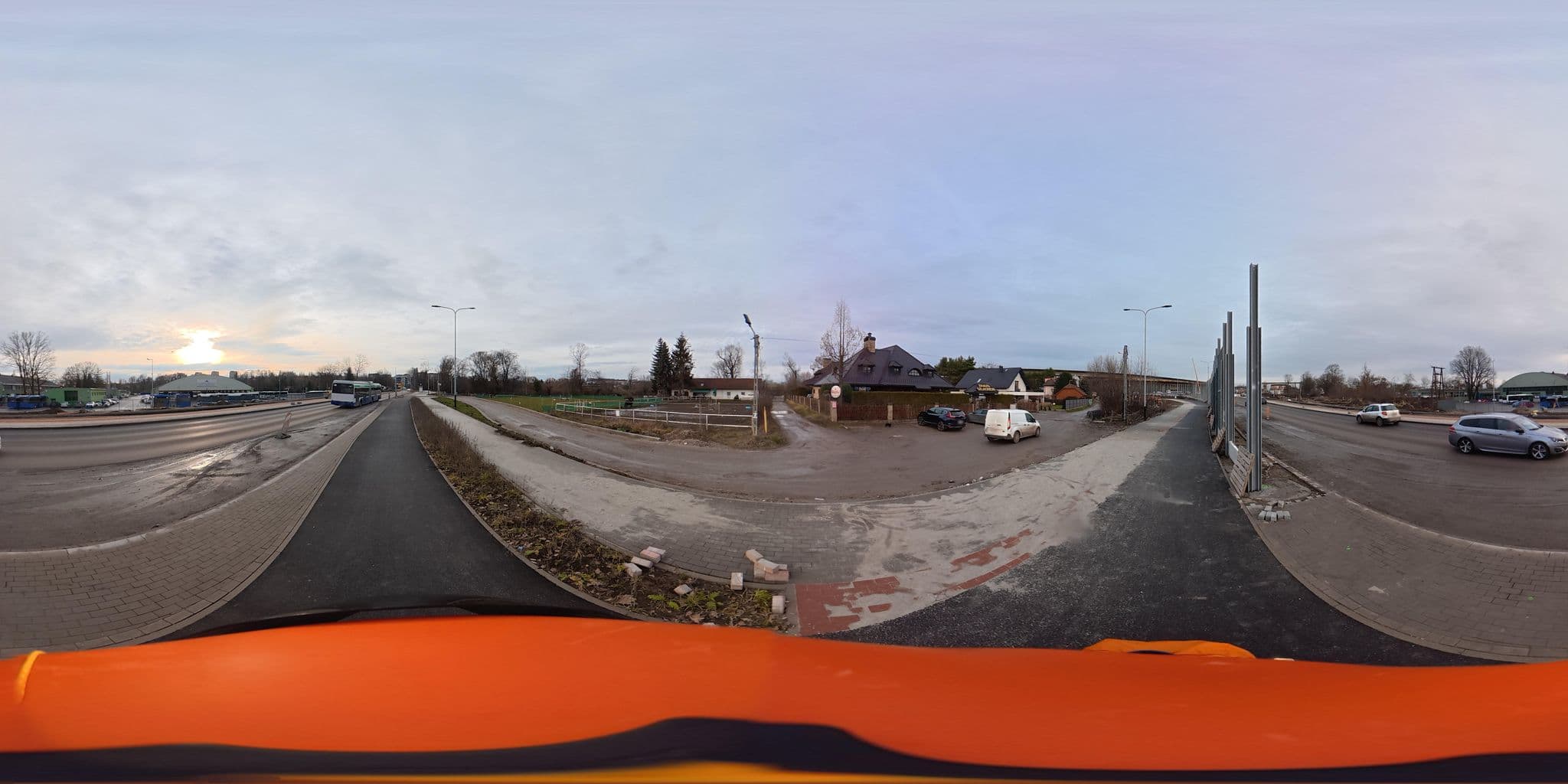 Street view near Zajazd Szlachecki, Bieńczyce — © awizonosz (CC BY-SA · Mapillary)