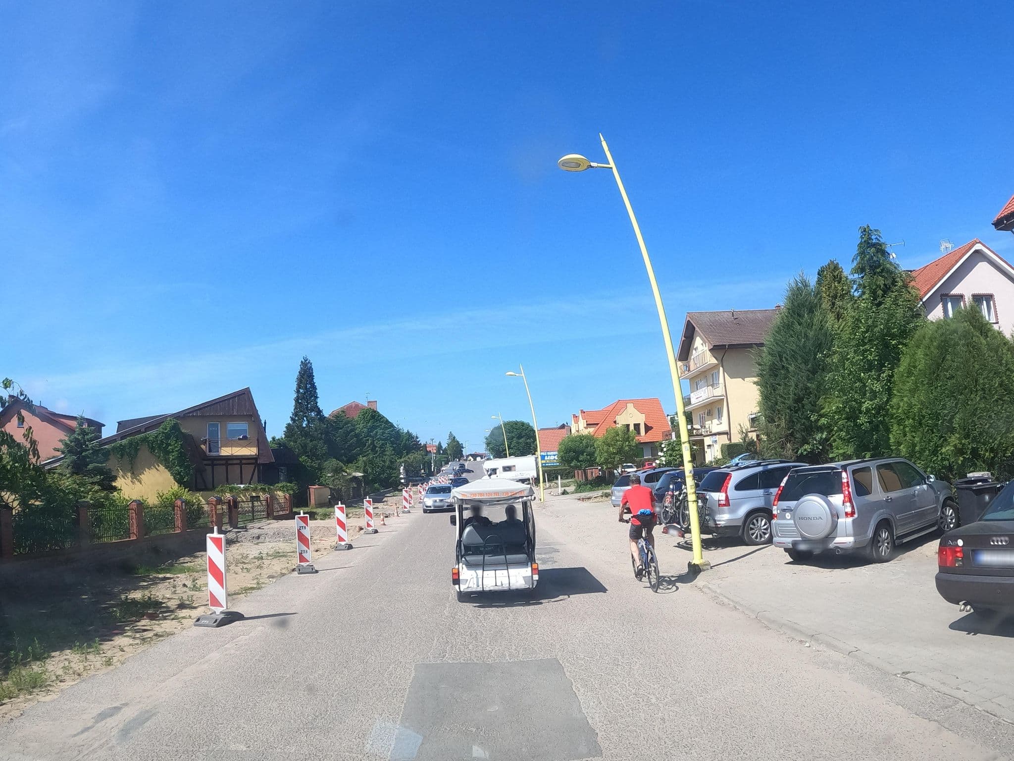 Street view near U Kazi, Pobierowo