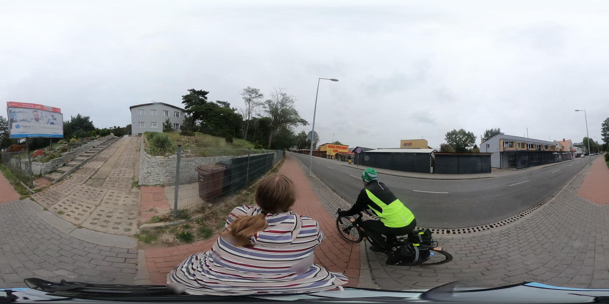 Street view near Dorwit, Grzybowo