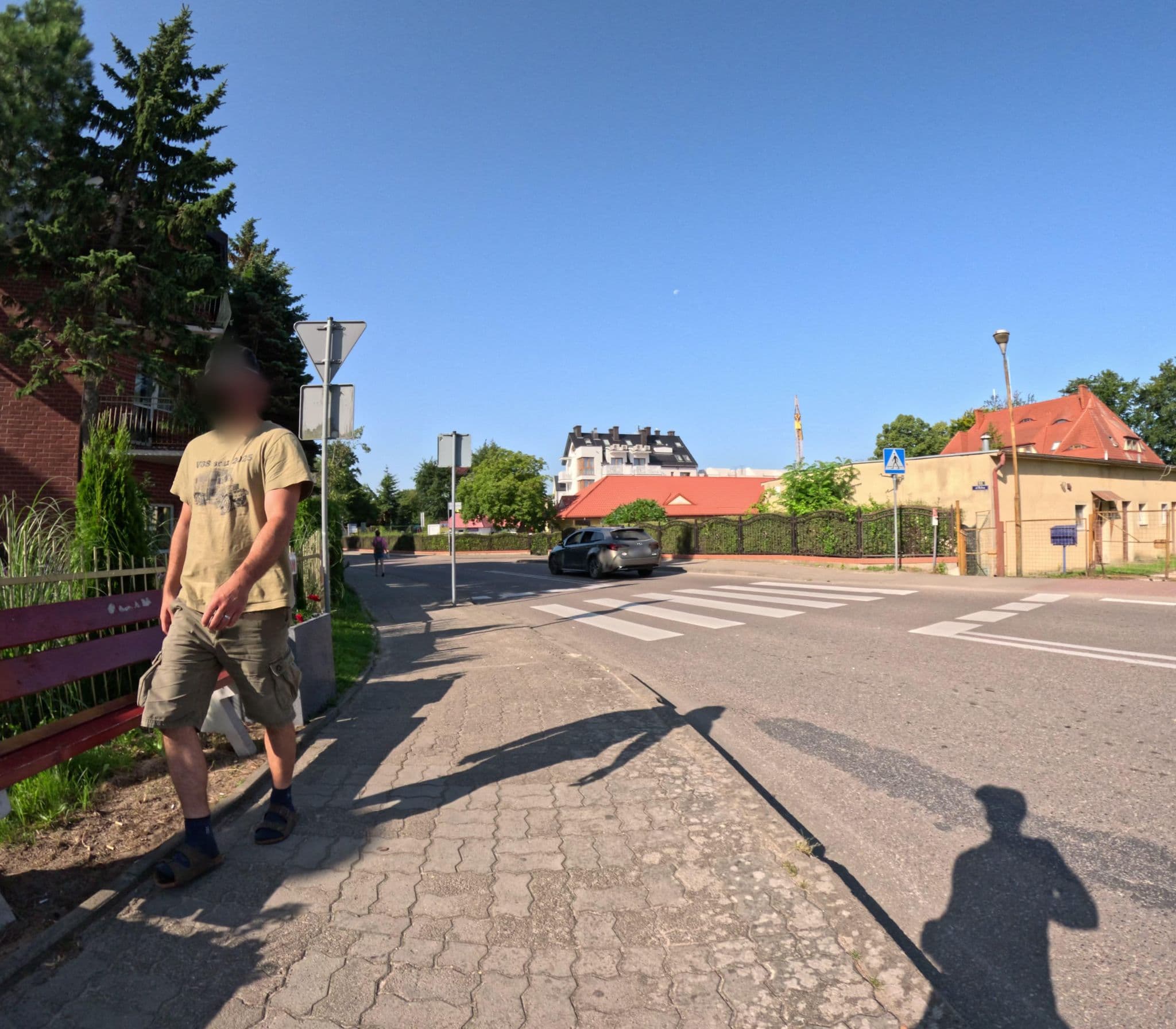 Street view near Hotel Rafa, Ustronie Morskie