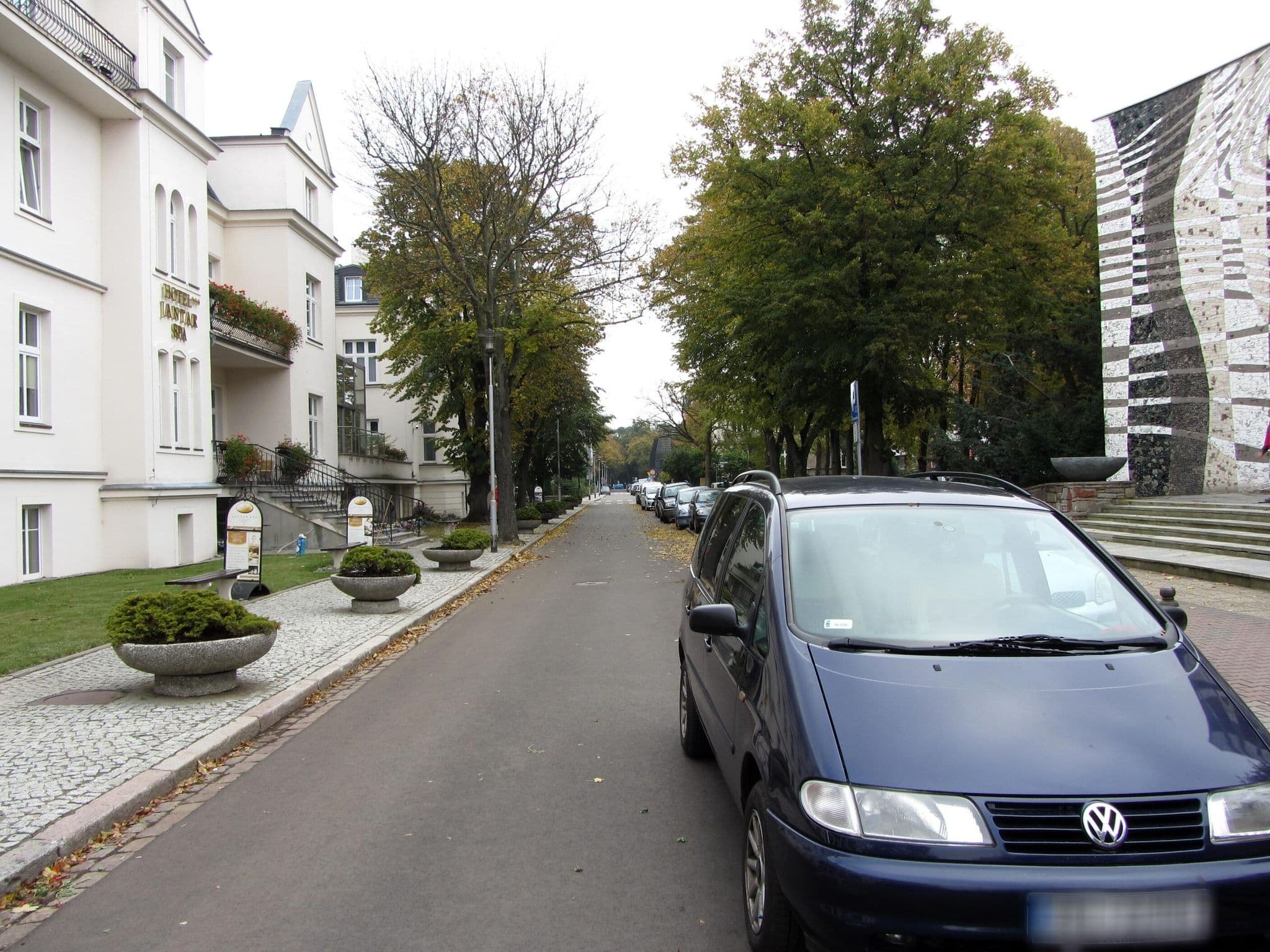 Street view near Mewa V, Kołobrzeg