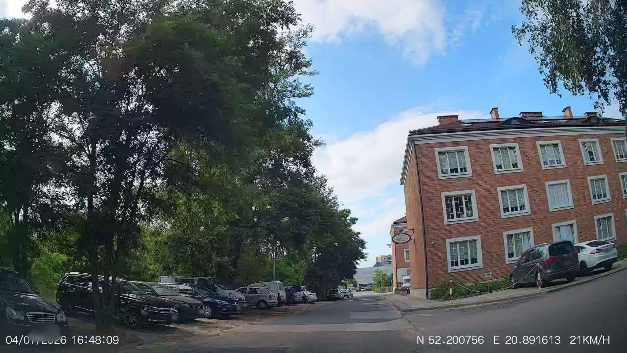 Street view near American House Hennela, Ursus — © Driven2574 (CC BY-SA · Mapillary)