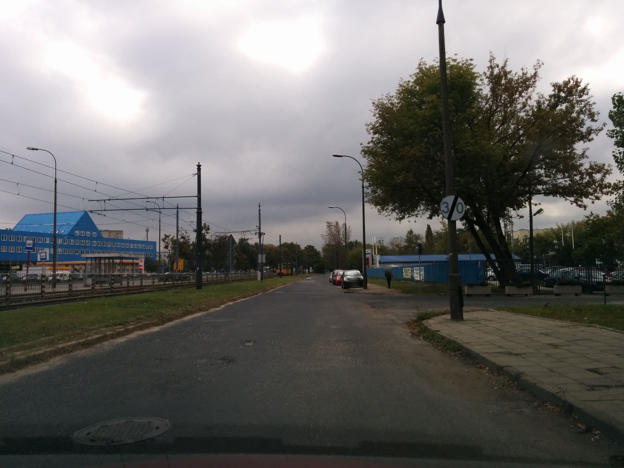 Street view near Hotel Sante ****, Żoliborz — © knikel (CC BY-SA · Mapillary)