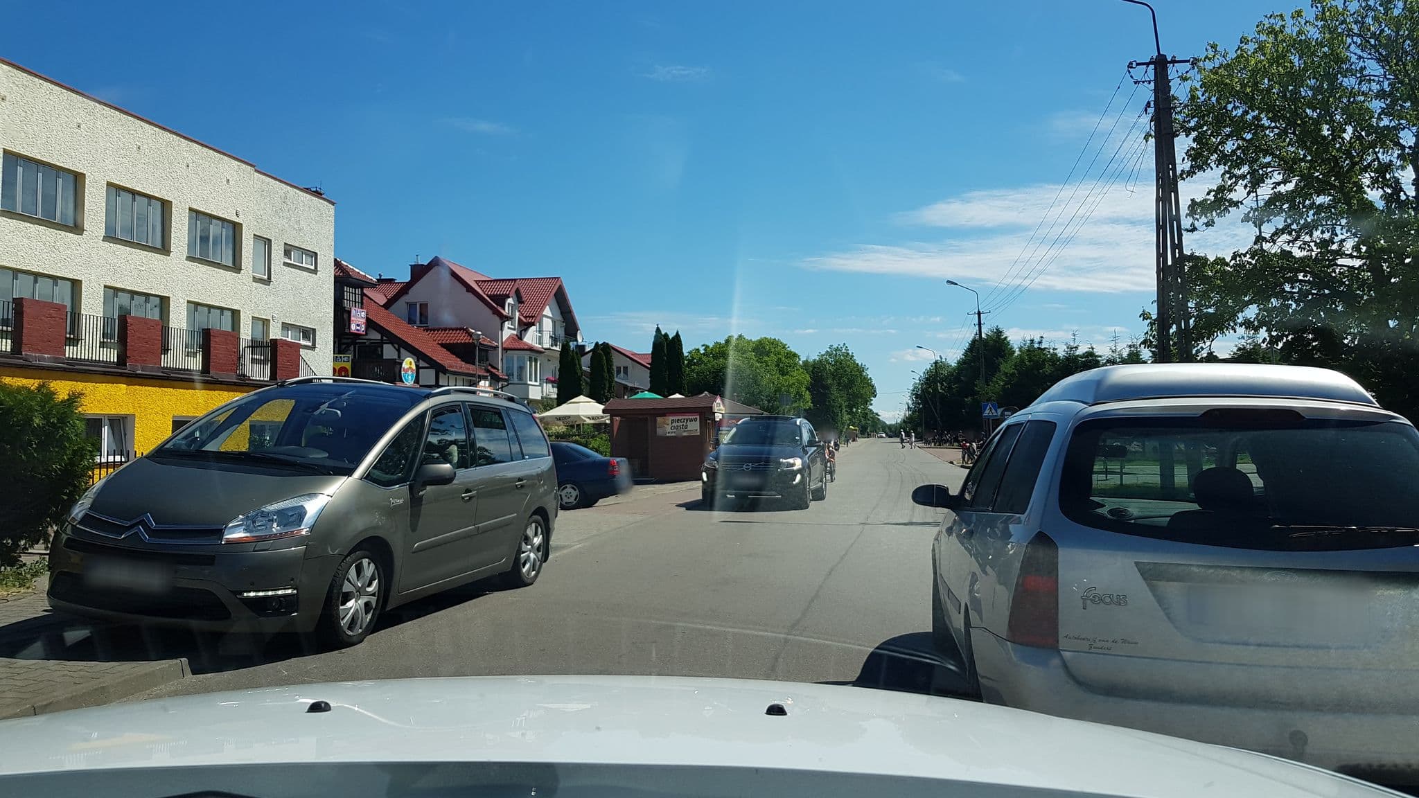 Street view near Świt, Grzybowo
