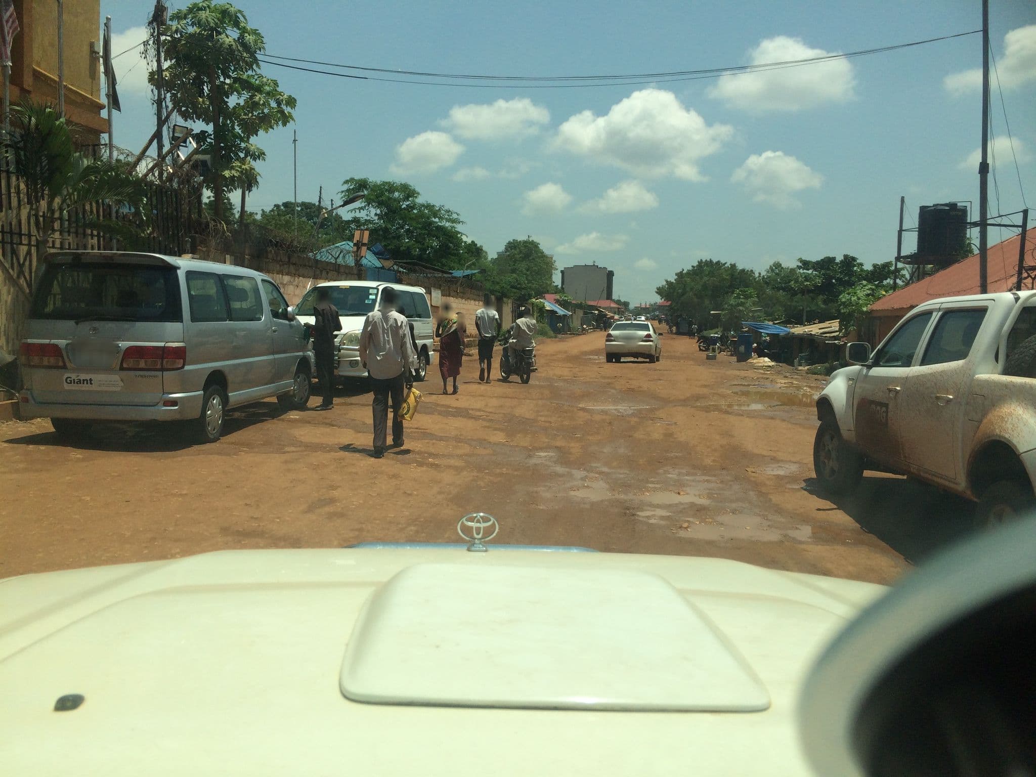 Street view near Transit Hotel, Juba