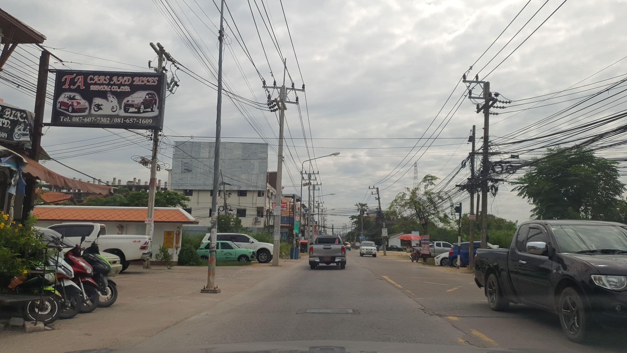 Street view near The colored House, Pattaya