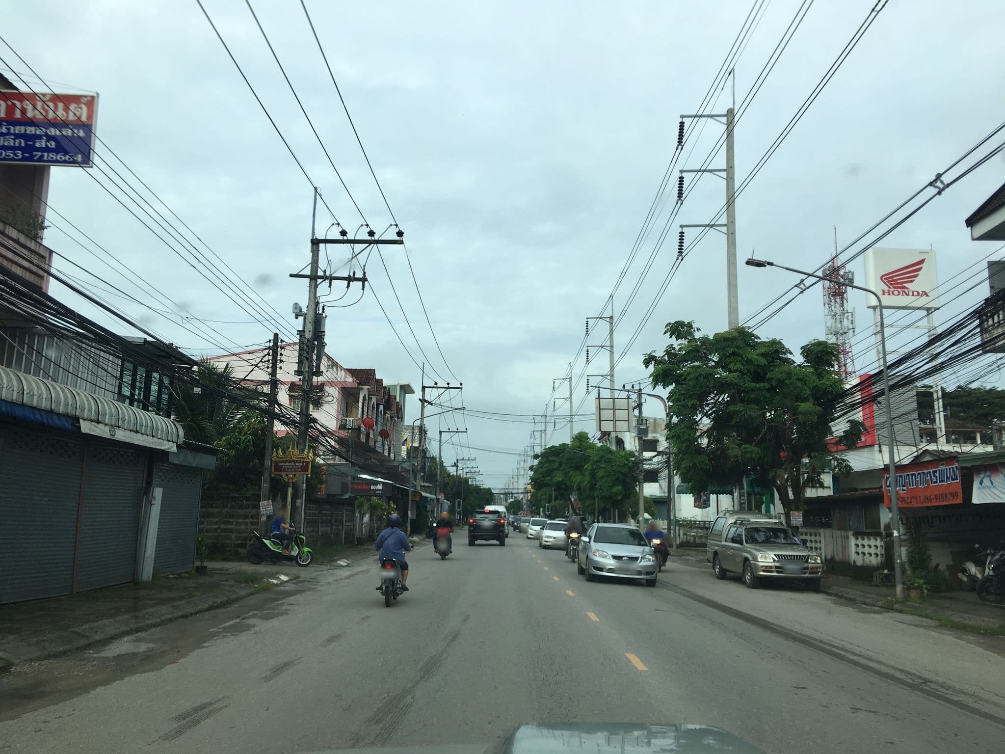 Street view near DeHug Hotel, Chiang Rai