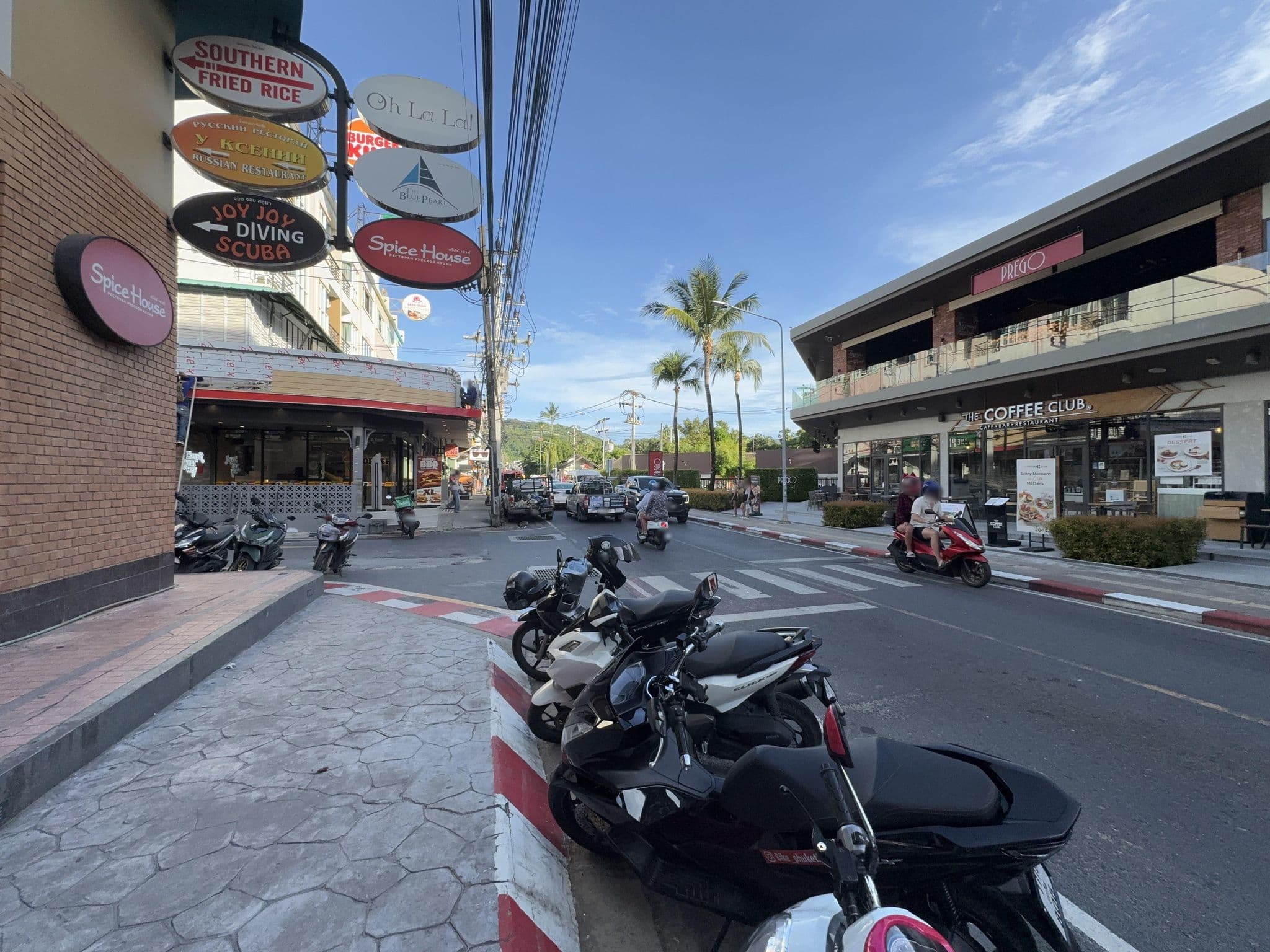 Street view near idspa Kata Beach Phuket, Ban Kata