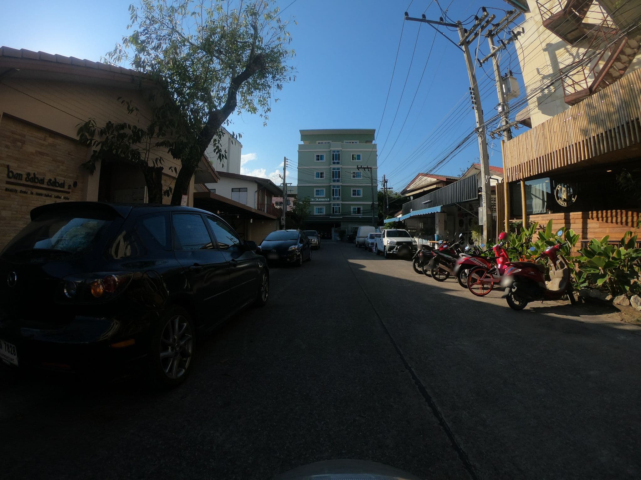 Street view near Mata Apartment, Chiang Mai