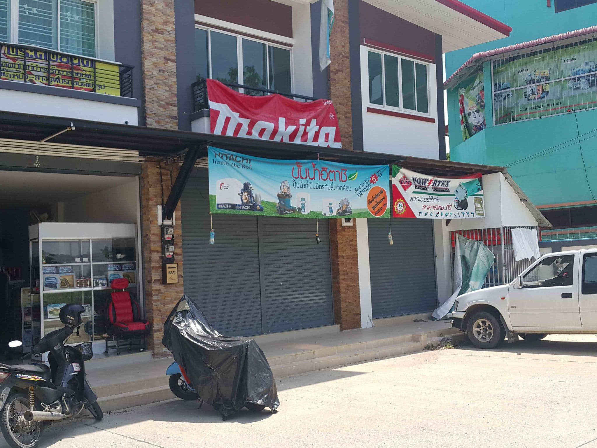 Street view near The Sense, Chiang Mai