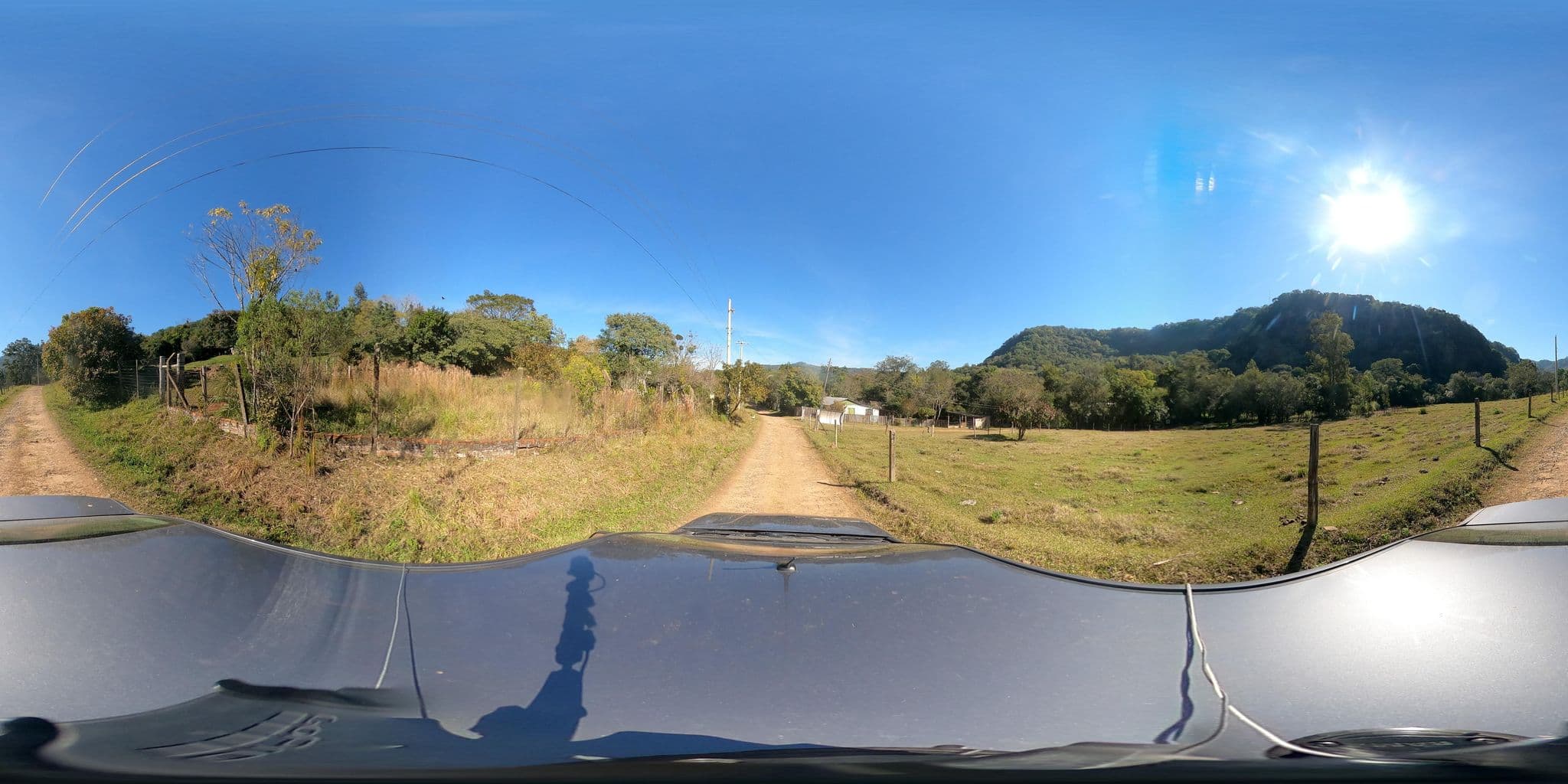 Street view near Balneário Schneider, Santa Maria — © santamariense (CC BY-SA · Mapillary)