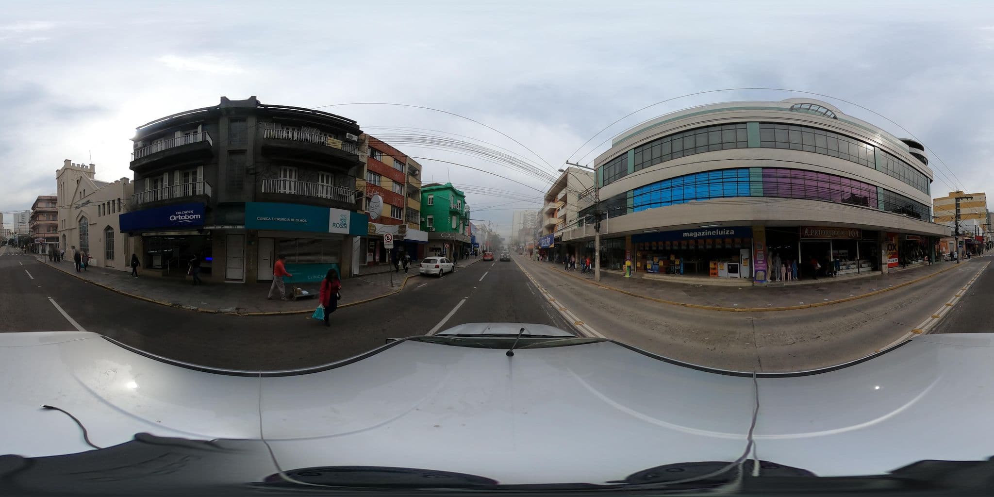 Street view near Hotel Paraíso, Santa Maria — © santamariense (CC BY-SA · Mapillary)