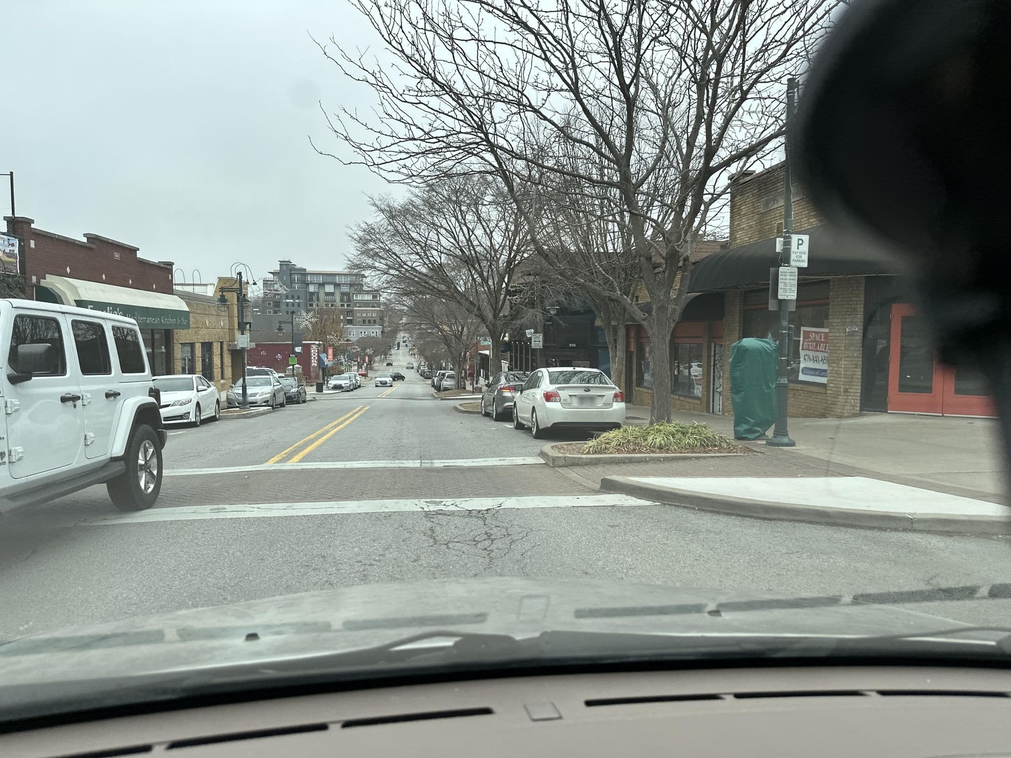 Street view near Dickson Street Inn, Johnson — © jpinar (CC BY-SA · Mapillary)