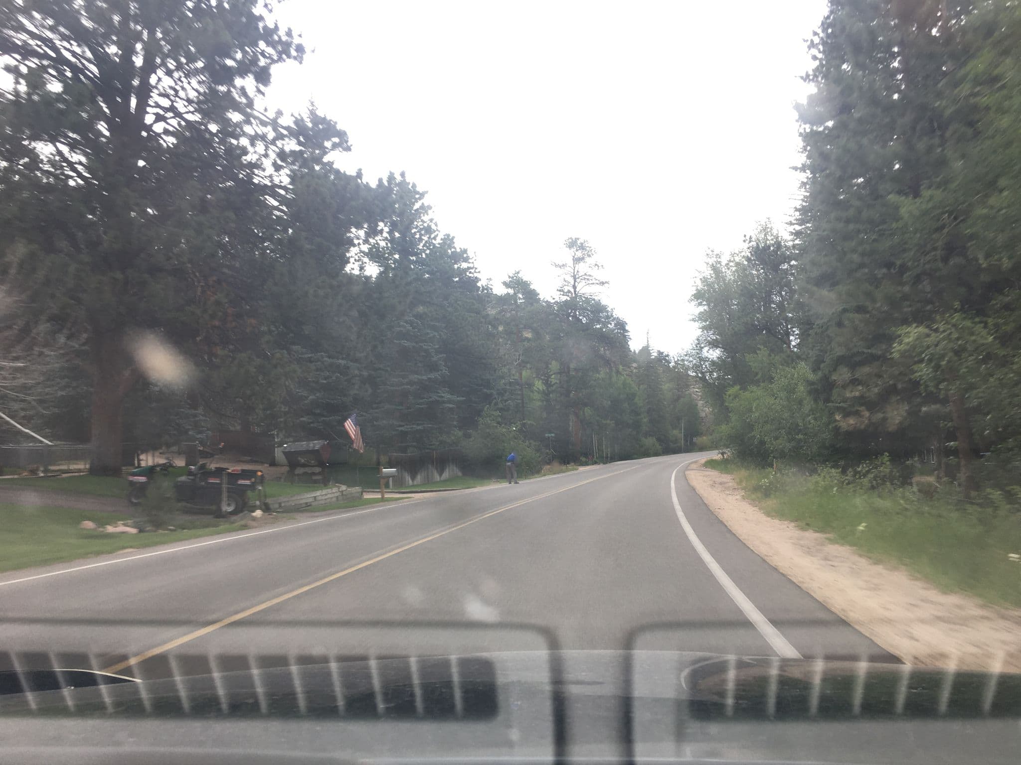 Street view near Cliffside Cottages, Estes Park