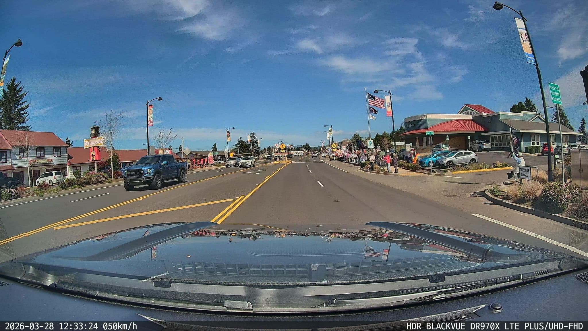 Street view near Historic Lighthouse Inn, Dunes City — © zemepisar (CC BY-SA · Mapillary)