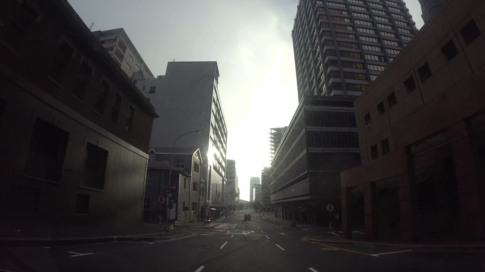 Street view near Cabana Lodge, Cape Town