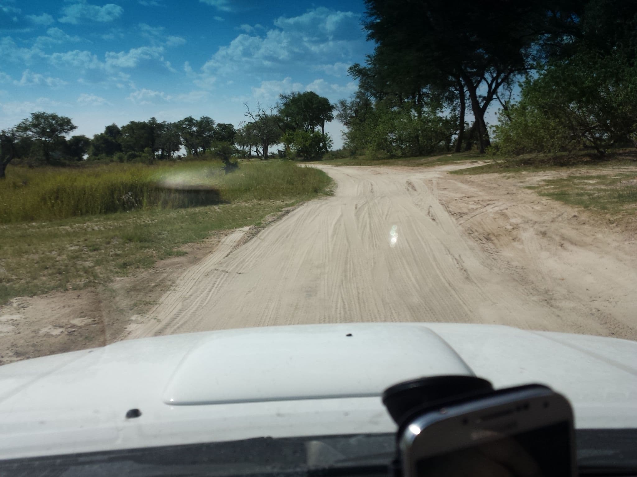 Street view near Xakanaxa Camp Site, Maun
