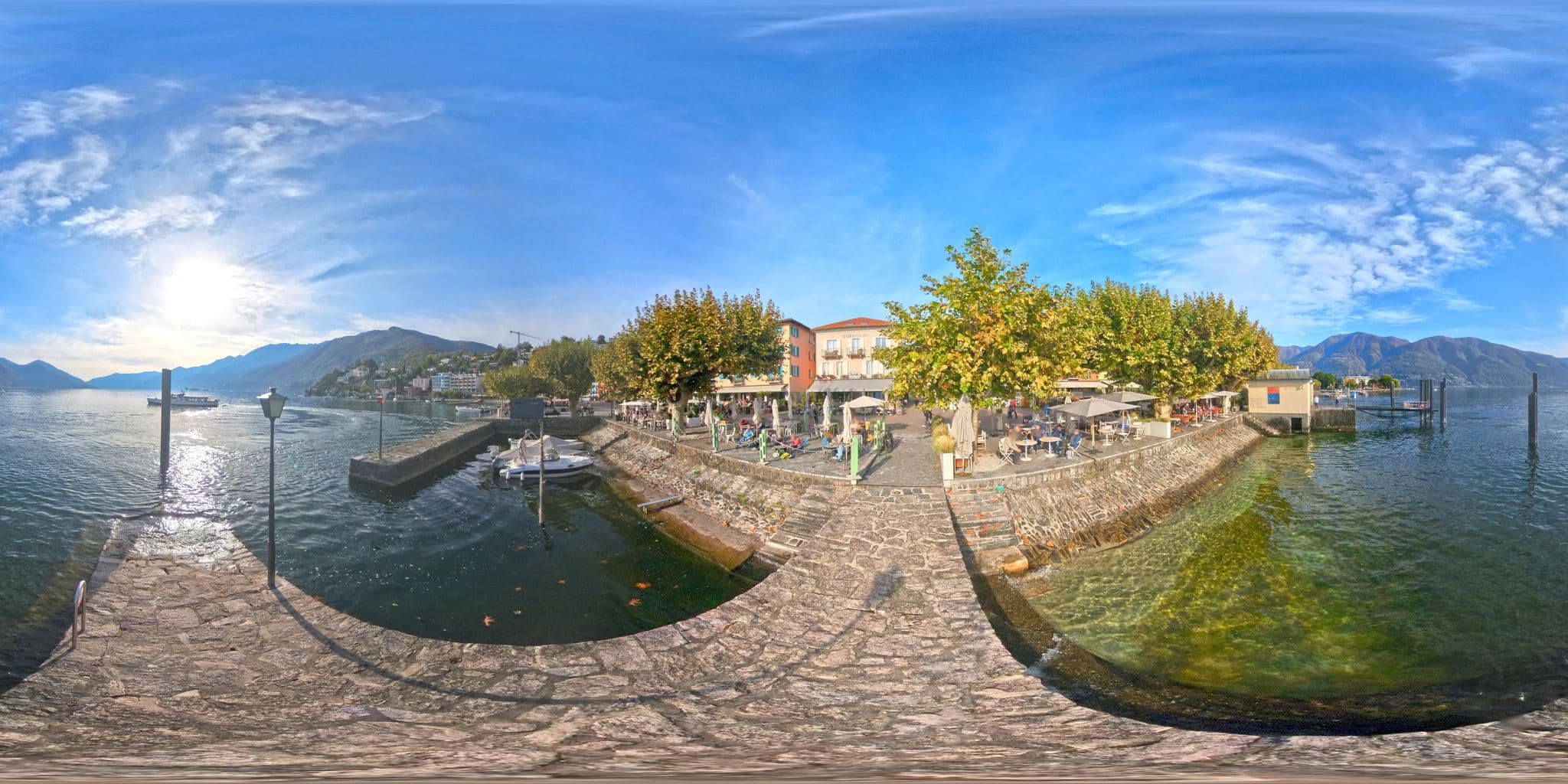Street view near Seven Boutique Hotel, Ascona — © arrow360 (CC BY-SA · Mapillary)