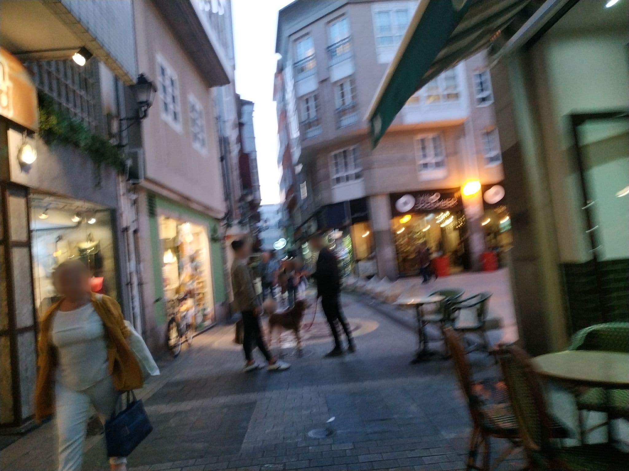 Street view near Hostal Hotil Coruña Centro, A Coruña — © iago (CC BY-SA · Mapillary)
